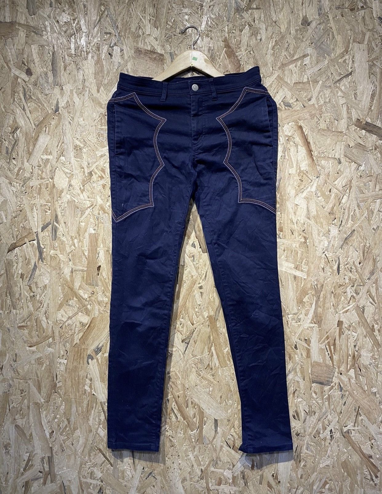 Tsumori Chisato Tsumori Chisato Spider Web Art Embroidered skinny pants Size US 30 / EU 46 - 1 Thumbnail