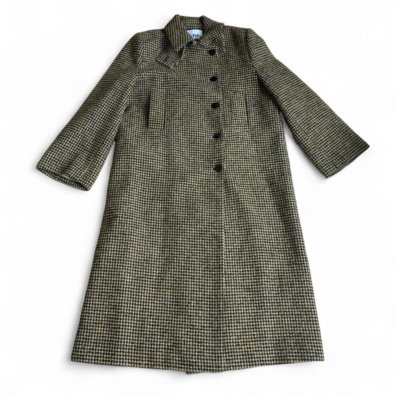 Ganni Ganni wool houndstooth coat Size M / US 6-8 / IT 42-44 - 1 Thumbnail