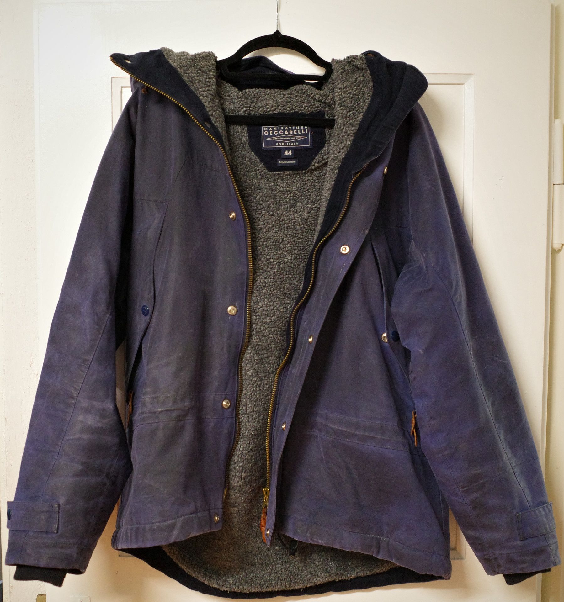 Manifattura Ceccarelli Manifattura Cecarreli Waxed Mountain Jacket Sz 44 Size US L / EU 52-54 / 3 - 2 Thumbnail