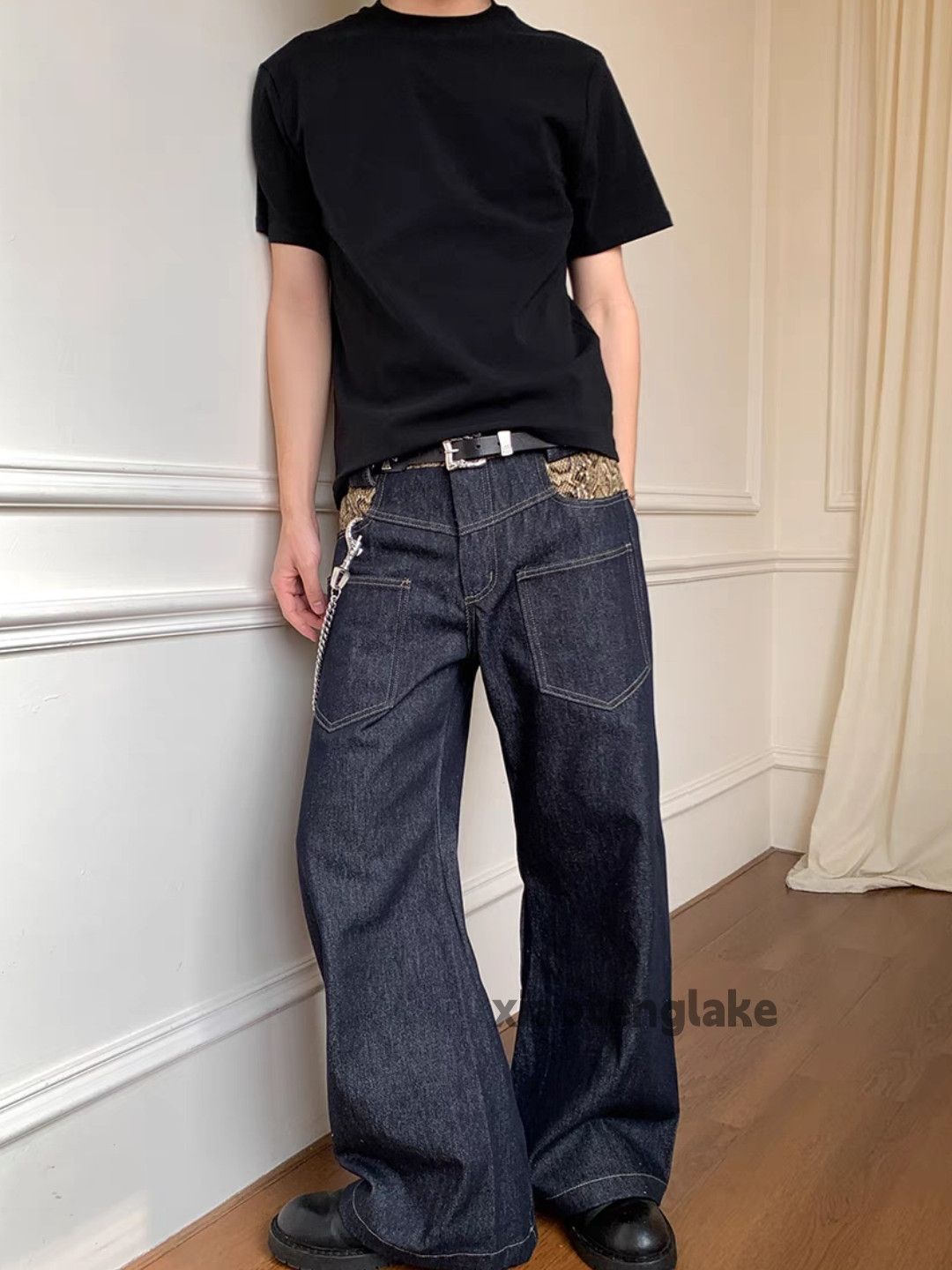 Designer × Jean × Vintage Utility skate hiphop snake pattern graphic hiphop pants Size US 30 / EU 46 - 8 Thumbnail