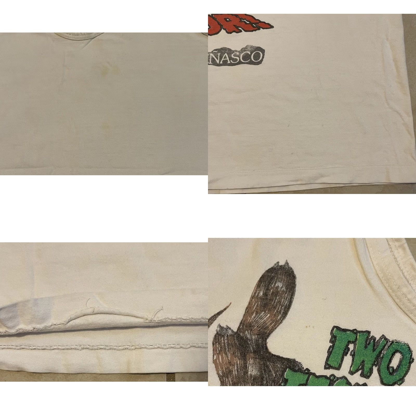 Vintage VINTAGE Drunk Chihuahua Faded Tank Top M White 90s Beach Grunge Funny Saying Pub Bar Tequila Mexico Punk Surf Shirt Mens Size US M / EU 48-50 / 2 - 8 Thumbnail