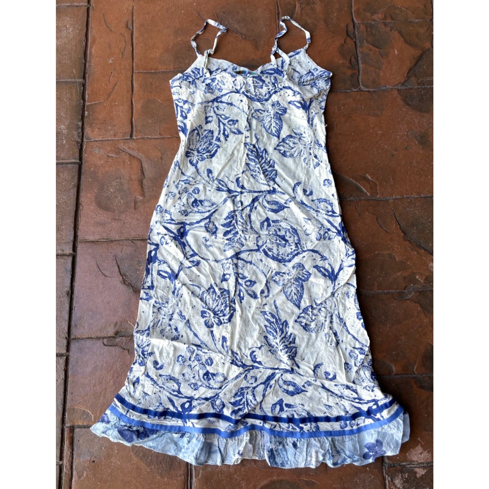 Jams World VINTAGE Jams World Floral Mini Spaghetti Strap Hawaiian Dress Women's Small Size S / US 4 / IT 40 - 3 Thumbnail