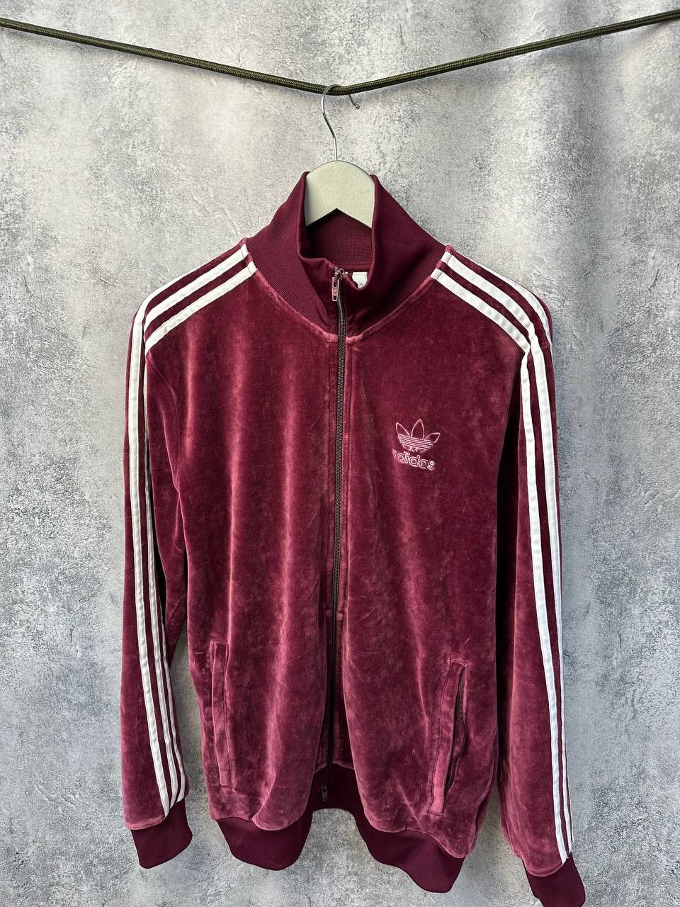 Adidas Adidas Originals Beckenbauer Velour Full Zip Track Jacket Size US S / EU 44-46 / 1 - 2 Thumbnail