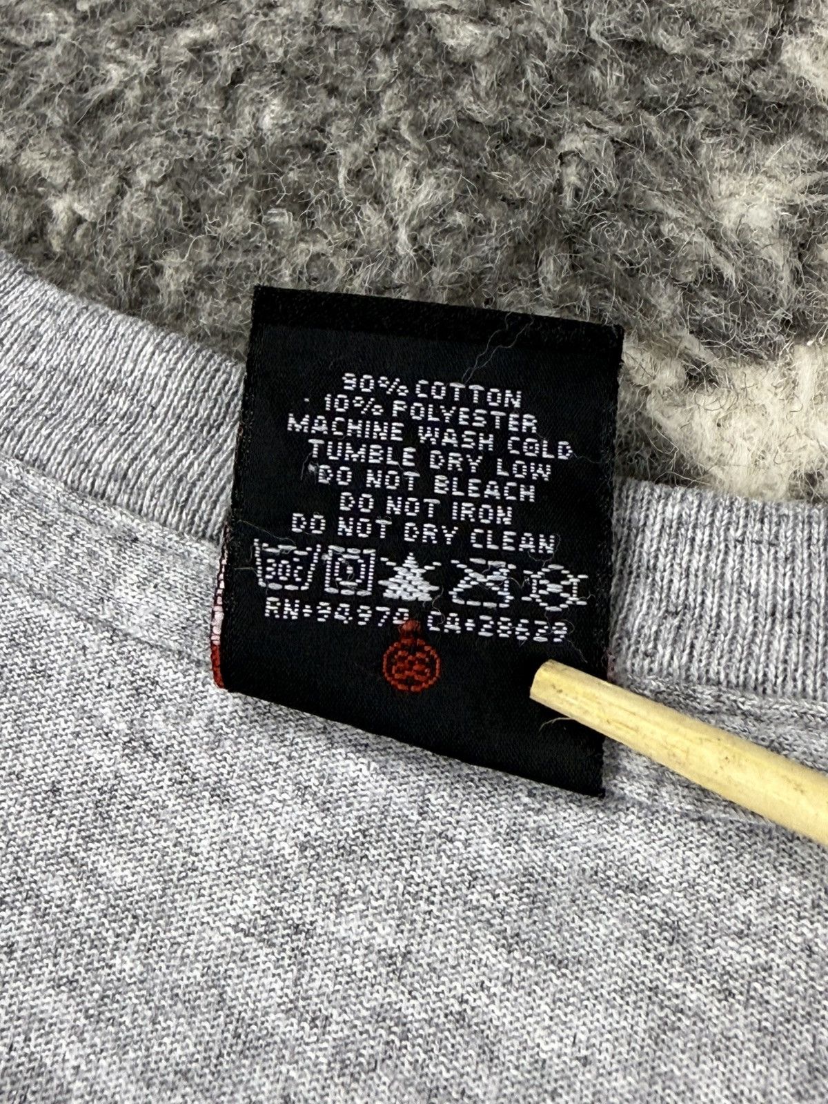 Stussy Vintage Y2K Stüssy Multiprint Rap Tee Heather Grey Tshirt Size US S / EU 44-46 / 1 - 3 Thumbnail
