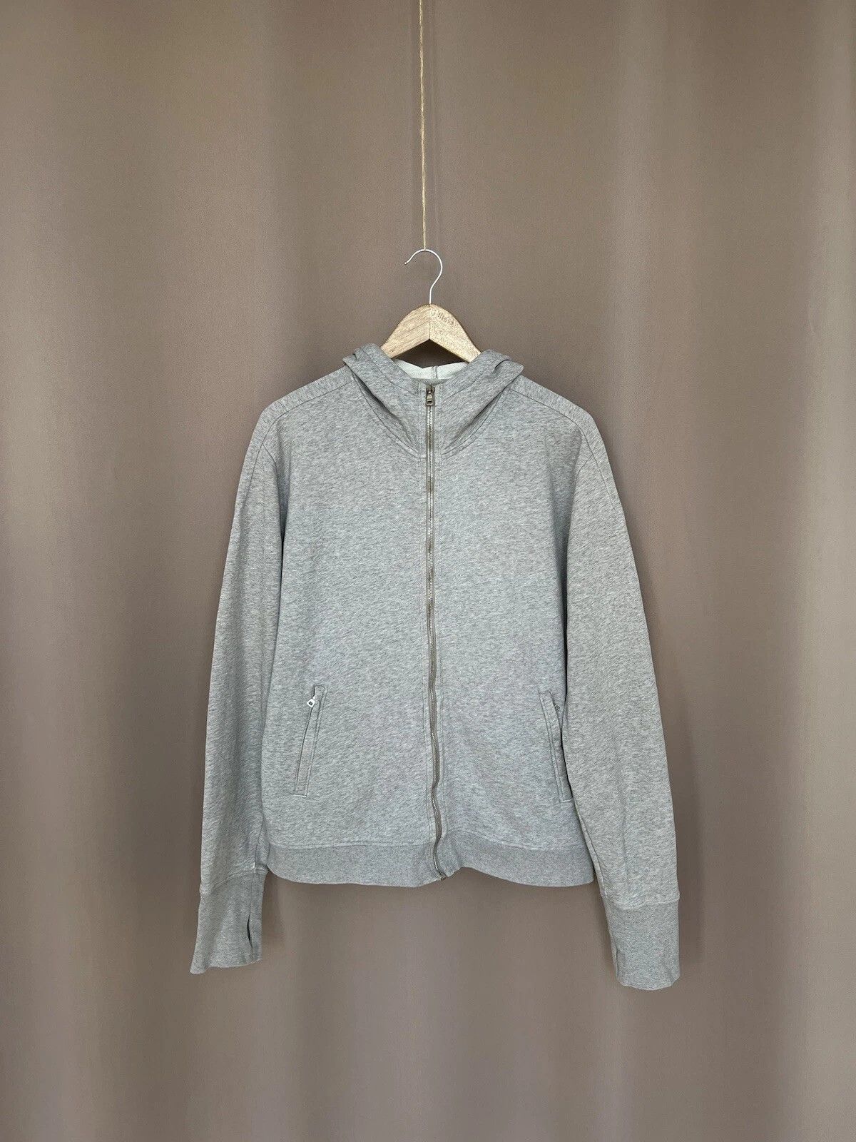 Orlebar Brown Zip Hoodie Mens Size L Gray Full Zip Sweater