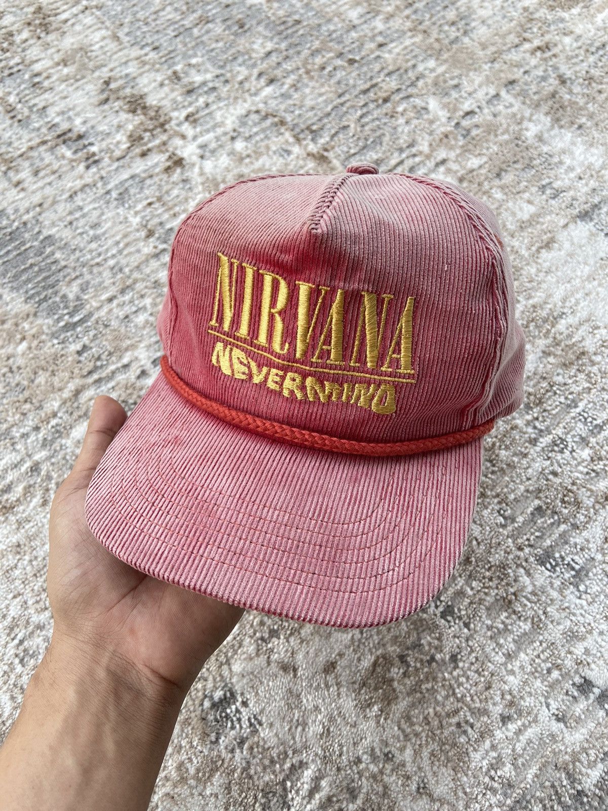 春のコレクション vintage cap Promo NEVERMIND NIRVANA 90s 帽子