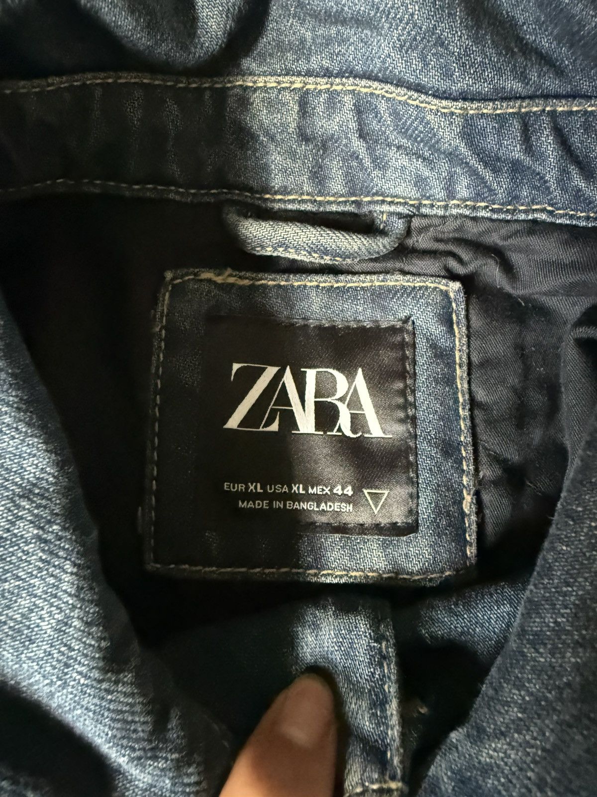 Zara Zara denim jacket Size US L / EU 52-54 / 3 - 3 Thumbnail