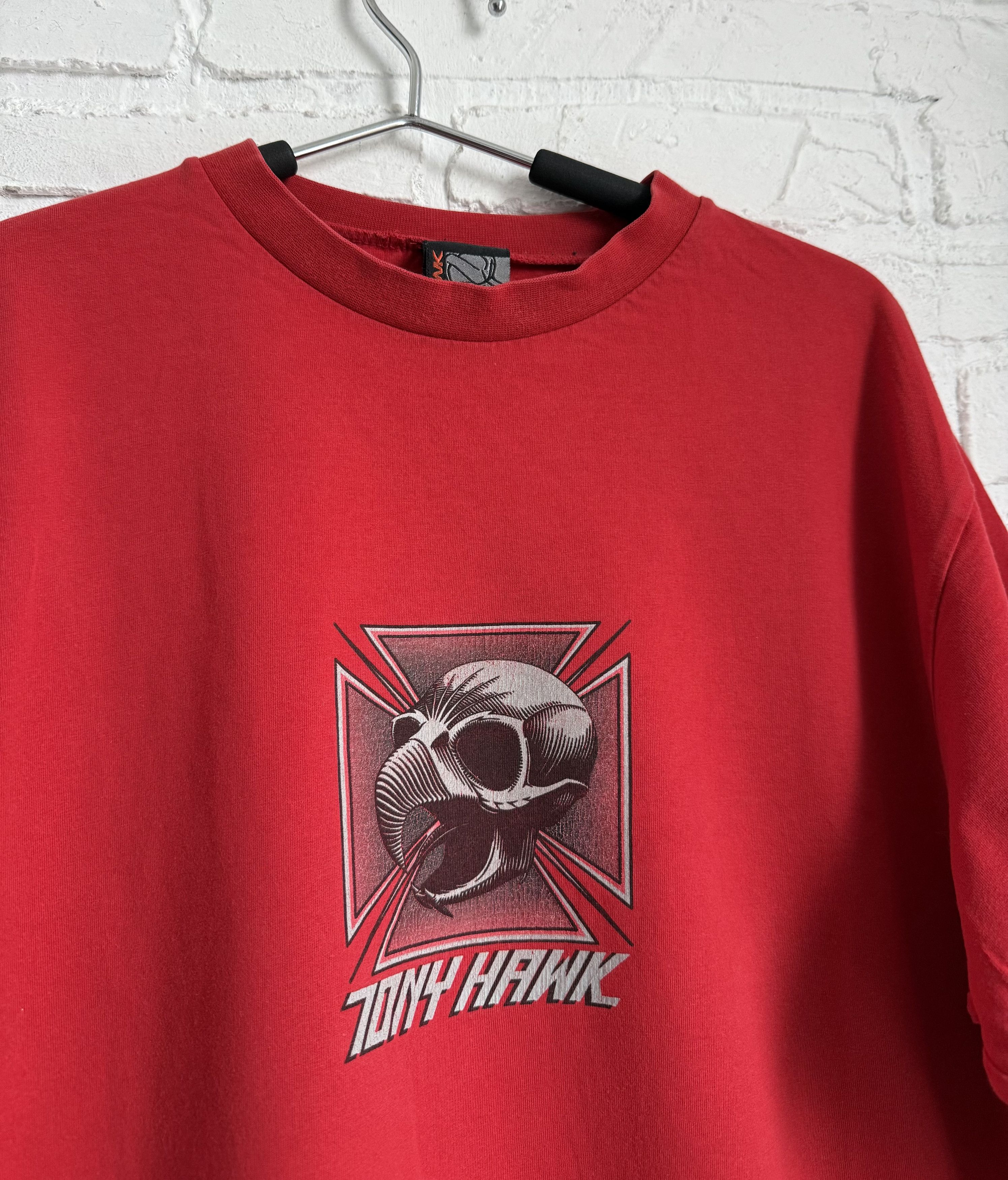 Tony Hawk Vintage 2000s Birdhouse Tony Hawk red t-shirt Size US L / EU 52-54 / 3 - 2 Thumbnail