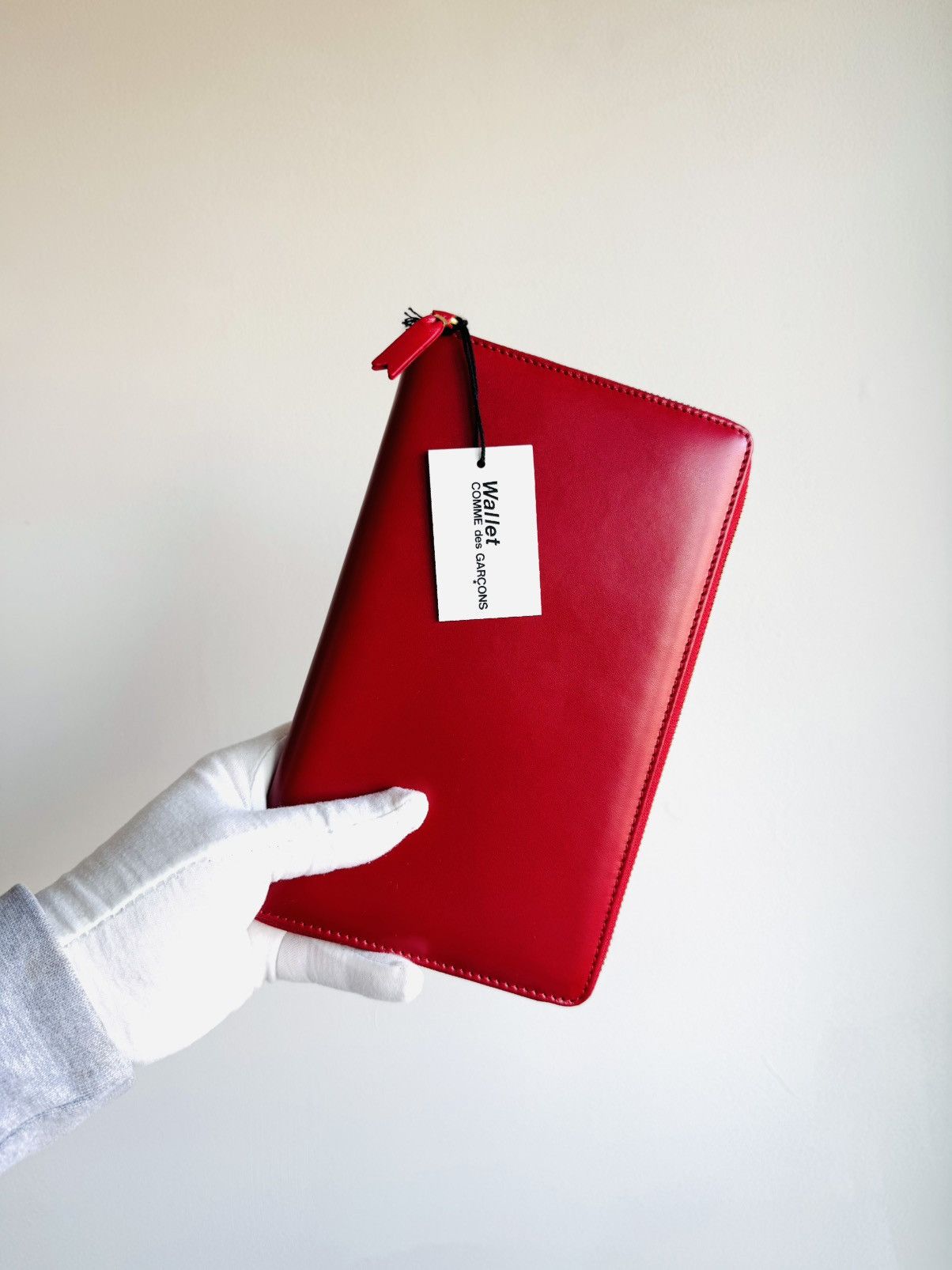 Comme des Garcons × Japanese Brand New Large Comme des Garcons zip continental wallet blue CDG Size ONE SIZE - 1 Thumbnail