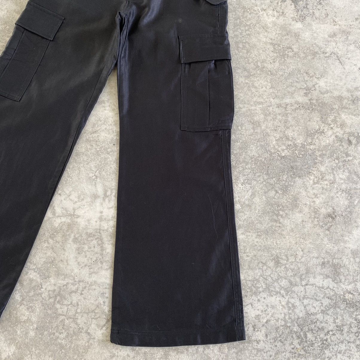 L7 Real Hip Vintage L7 Real Hip Coated Wide Leg Flared Cargo Pants Size US 31 - 6 Thumbnail