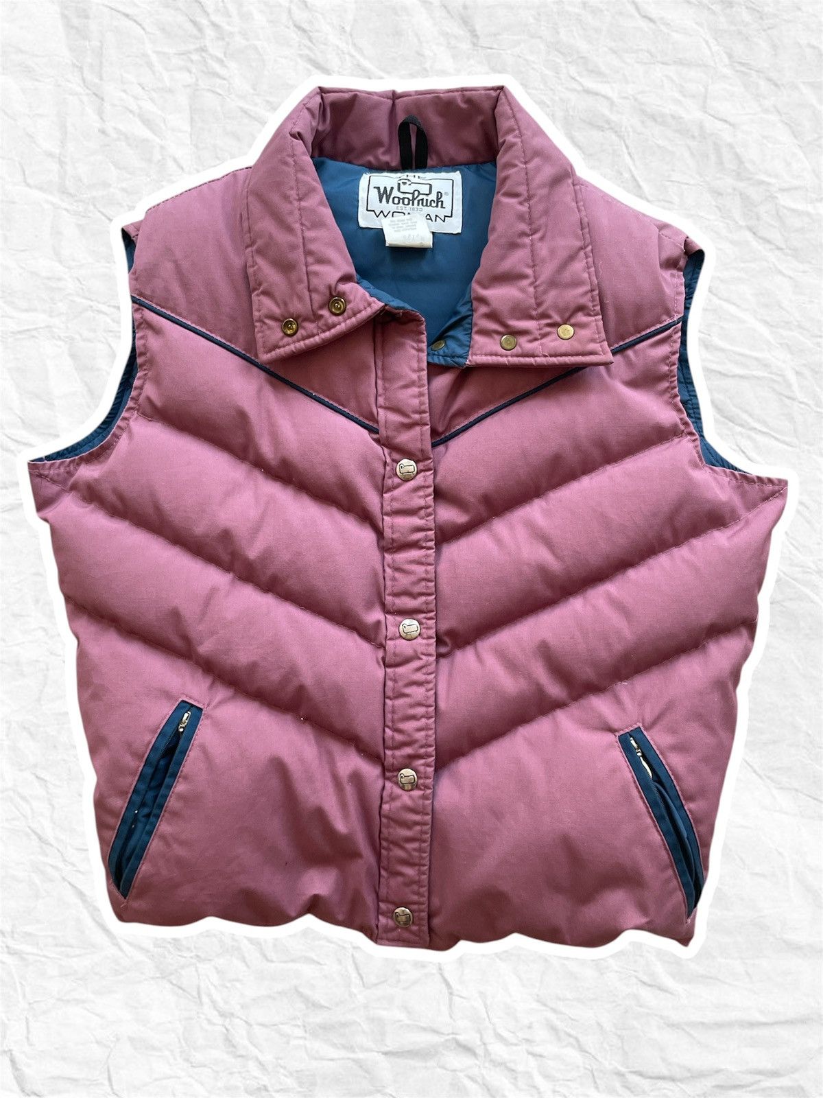 Woolrich Woolen Mills Woolrich large pink vest Size L / US 10 / IT 46 - 1 Thumbnail