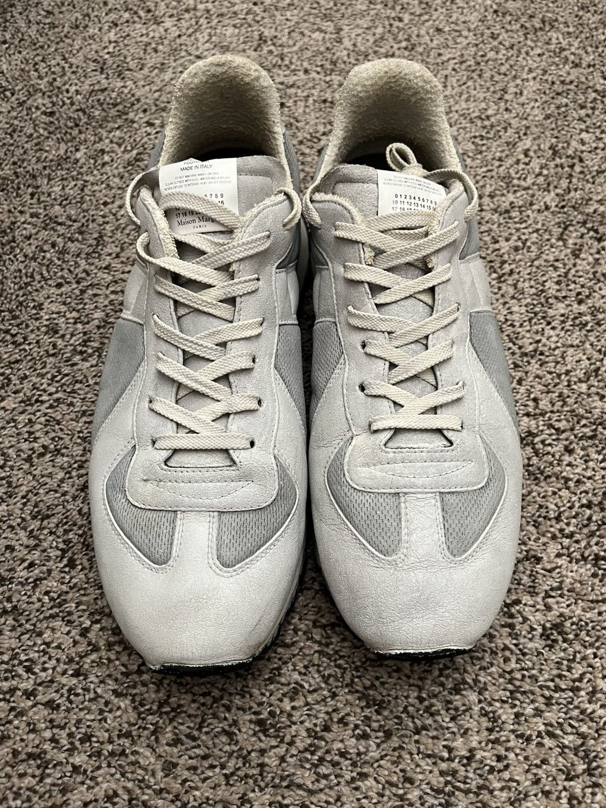 Maison Margiela MAISON MARGIELA 22 PAINTED RETRO RUNNER SNEAKER 43 Size US 10 / EU 43 - 6 Thumbnail
