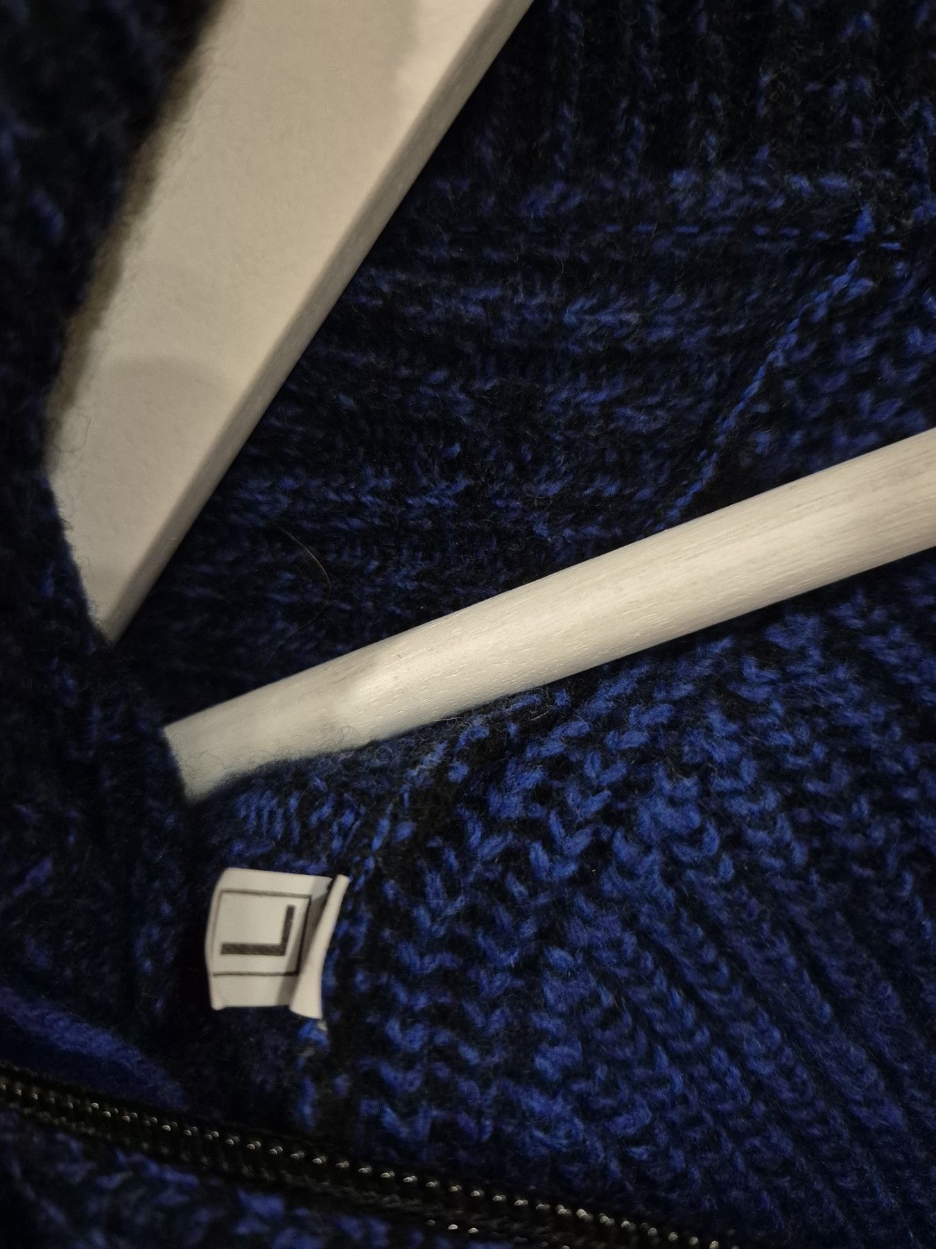 Paul Smith PS Paul Smith Wool Men's Navy Blue Quarter-Zip Knit Sweater Size US L / EU 52-54 / 3 - 12 Thumbnail