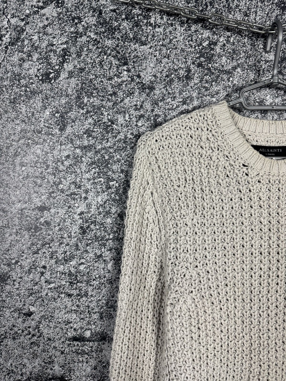 Allsaints AllSaints Chunky Open Knit Sweater Pullover Luxury Size XS Size US XS / EU 42 / 0 - 3 Thumbnail