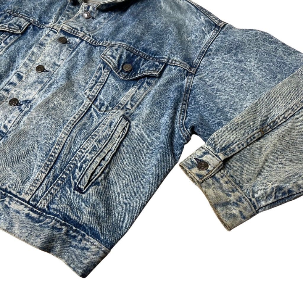 Levi's × Levi's Vintage Clothing × Vintage VTG 80s Levi’s Acid Wash Denim Trucker Jacket XL Thrashed Size XL / US 12-14 / IT 48-50 - 7 Thumbnail