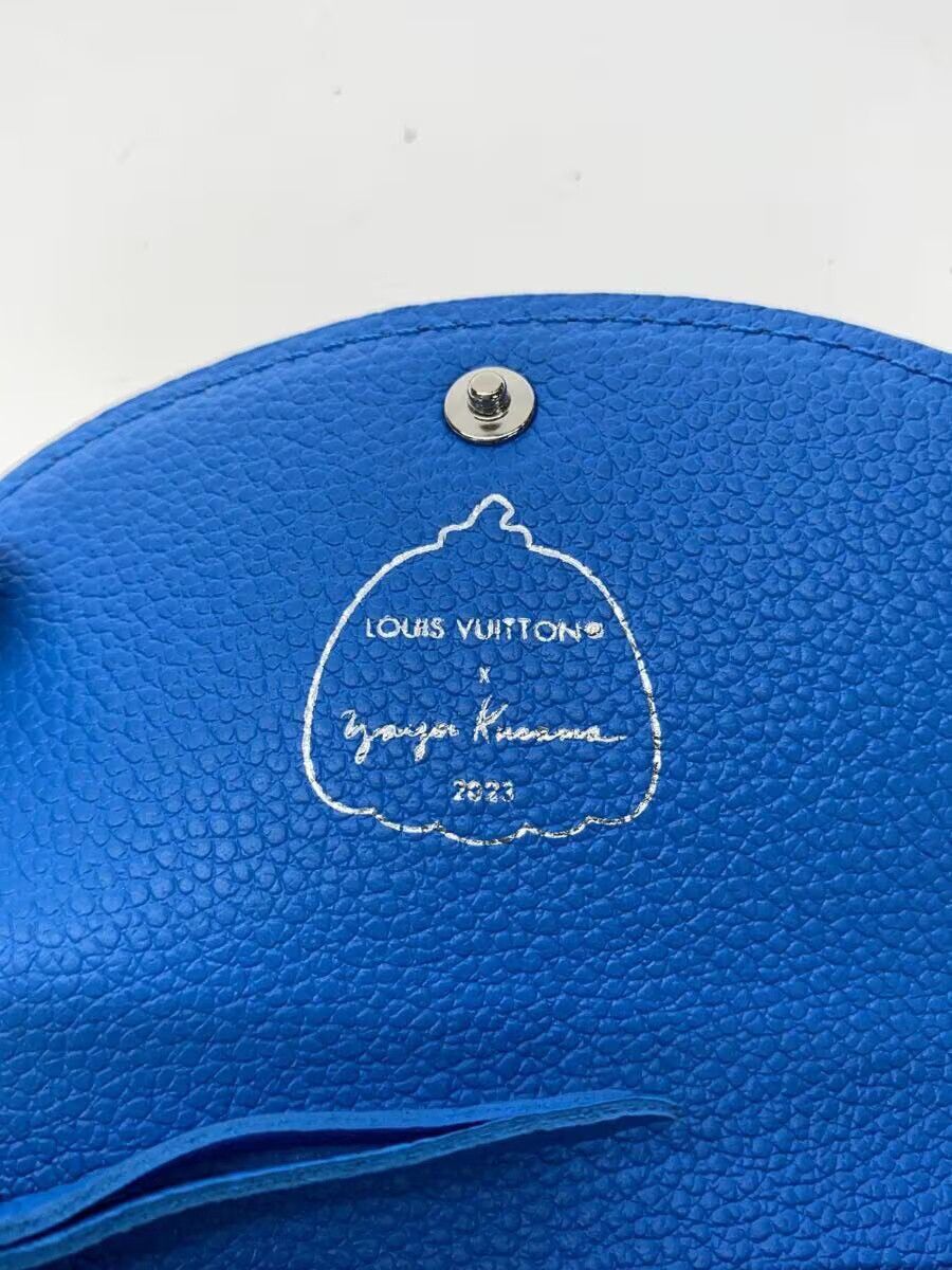 Louis Vuitton Louis Vuitton Leather Polka Dot Coin Case Blue Size ONE SIZE - 3 Thumbnail