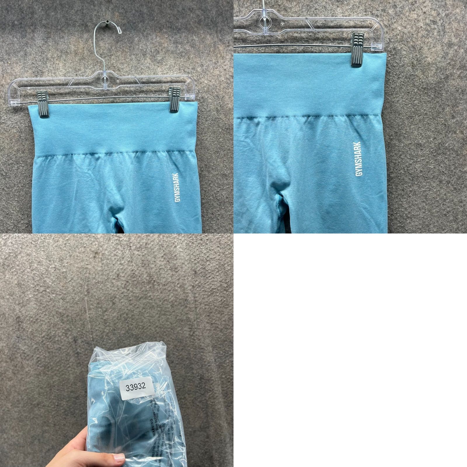 Gymshark Gymshark Pants Womens Medium Blue Leggings Athletic Two Tone High Rise Skinny Inseam 22 in Yoga Gym & Training Womens Size 32" / US 10 / IT 46 - 8 Thumbnail