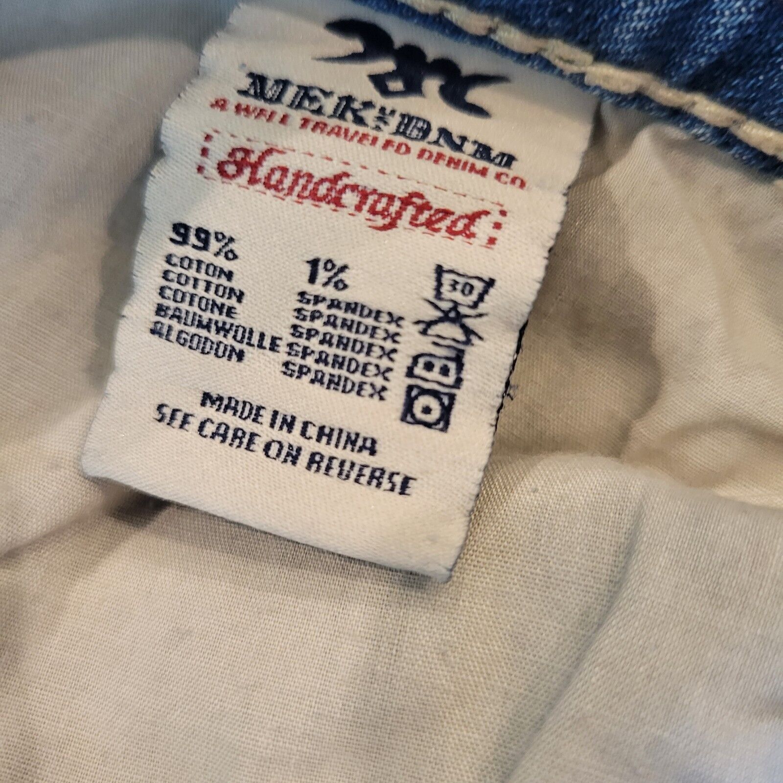 MEK Mek Denin Buckle Jeans Womens Size 30 x 32 Basti Bootcut Size 30" / US 8 / IT 44 - 9 Thumbnail