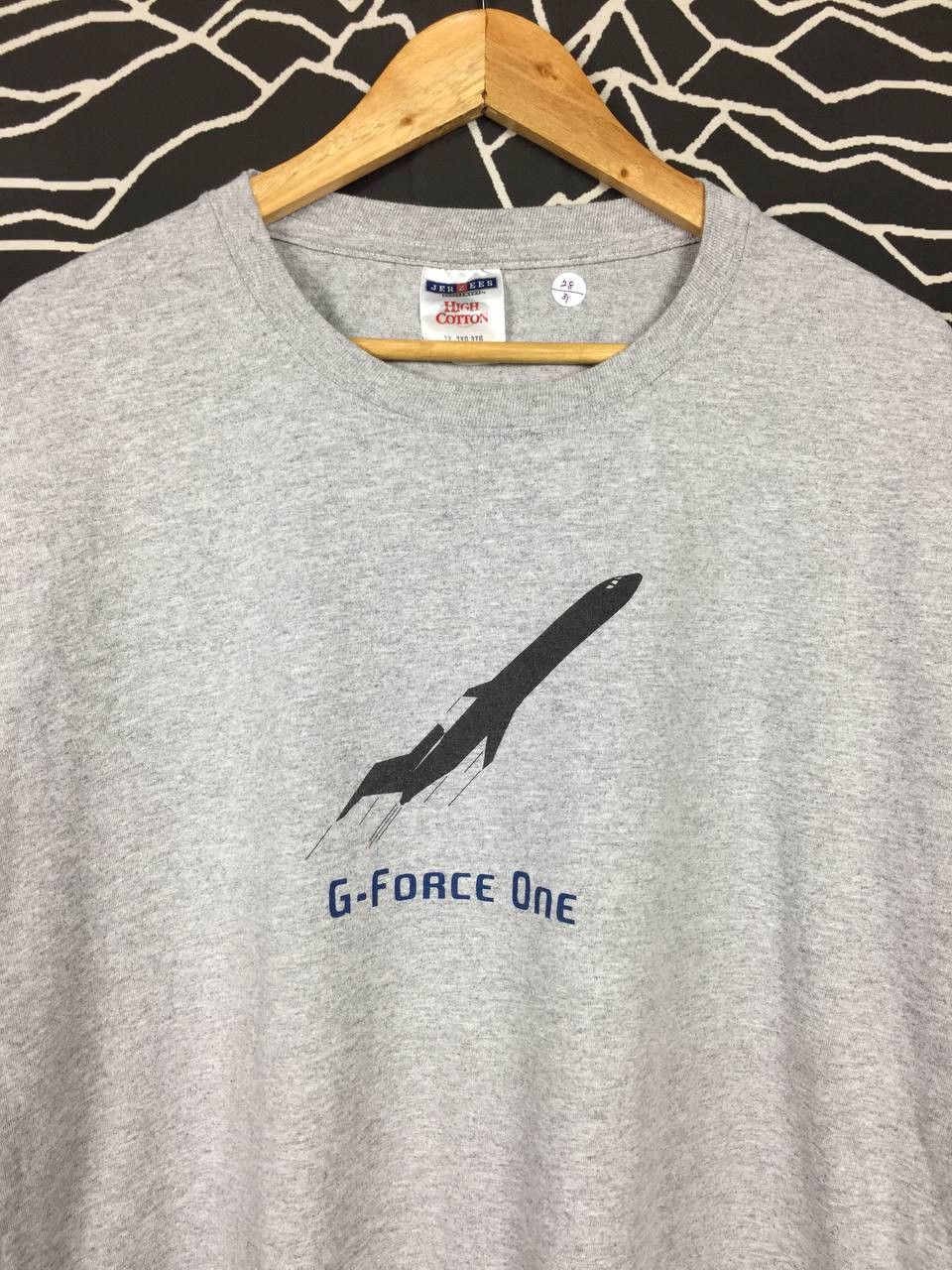 Jerzees × Vintage Vtg 00s Jerzees Zero Gravity "G-FORCE ONE" Aircraft Tee Size US XXL / EU 58 / 5 - 3 Thumbnail