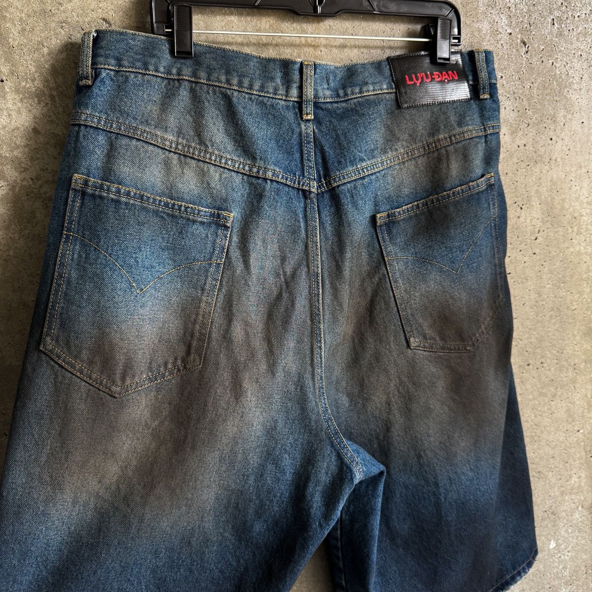 LUU DAN Lu'u Dan Kriss Kross Denim Shorts Size US 36 / EU 52 - 3 Thumbnail