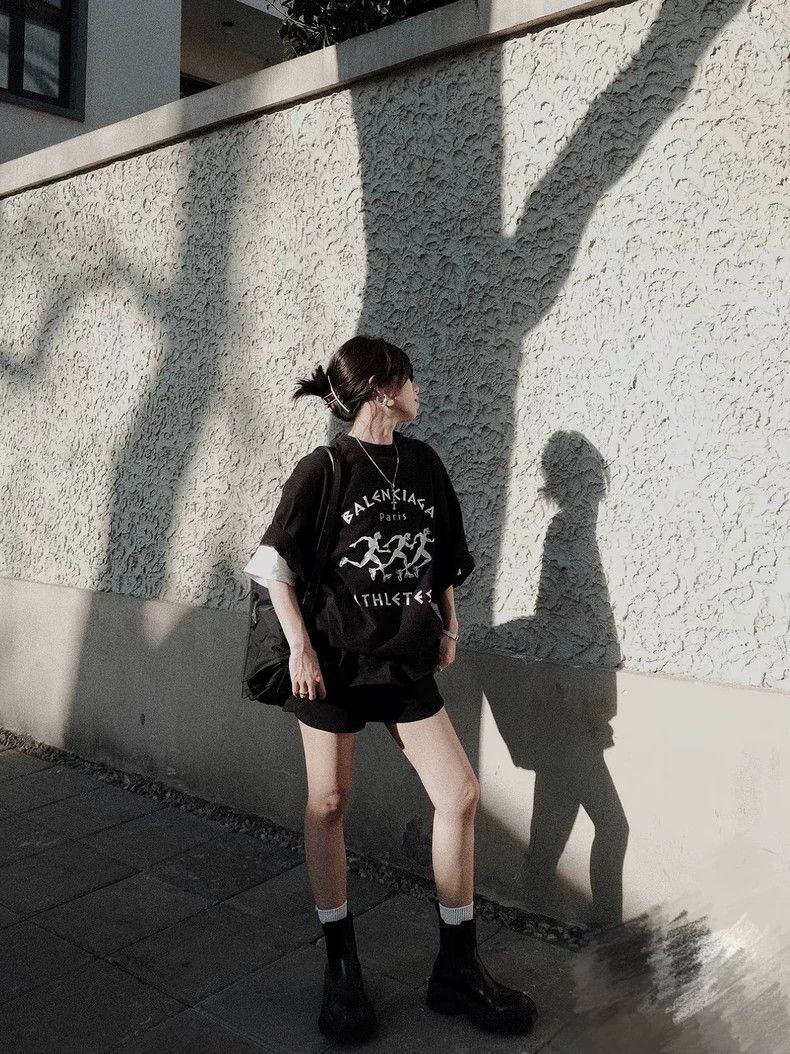 Balenciaga Balenciaga Marathon Running Pattern Letter Printed Casual Size US S / EU 44-46 / 1 - 8 Thumbnail