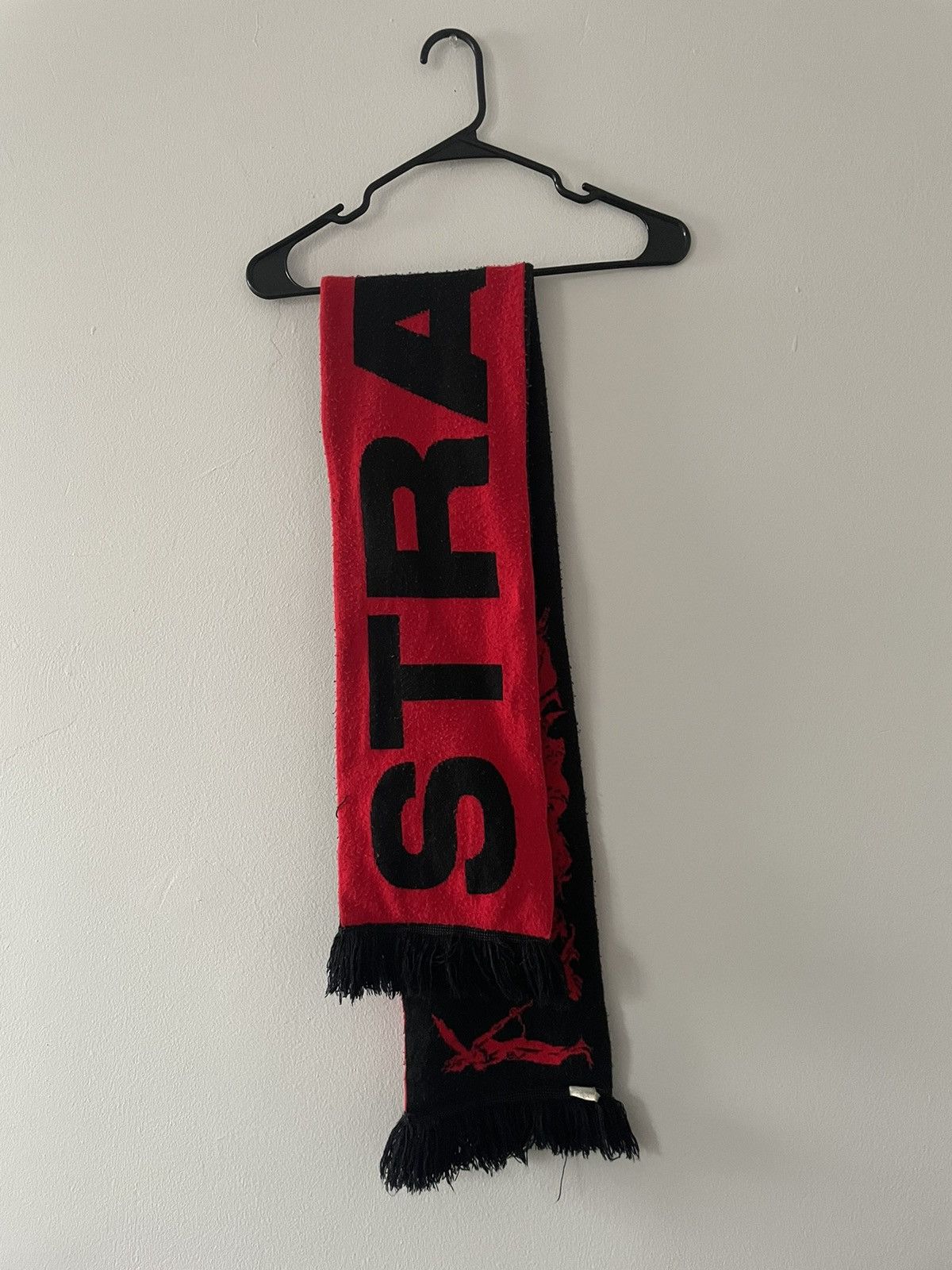 image of Drain Gang x Sad Boys Sbe Merch Stranger Scarf in Black, Men's