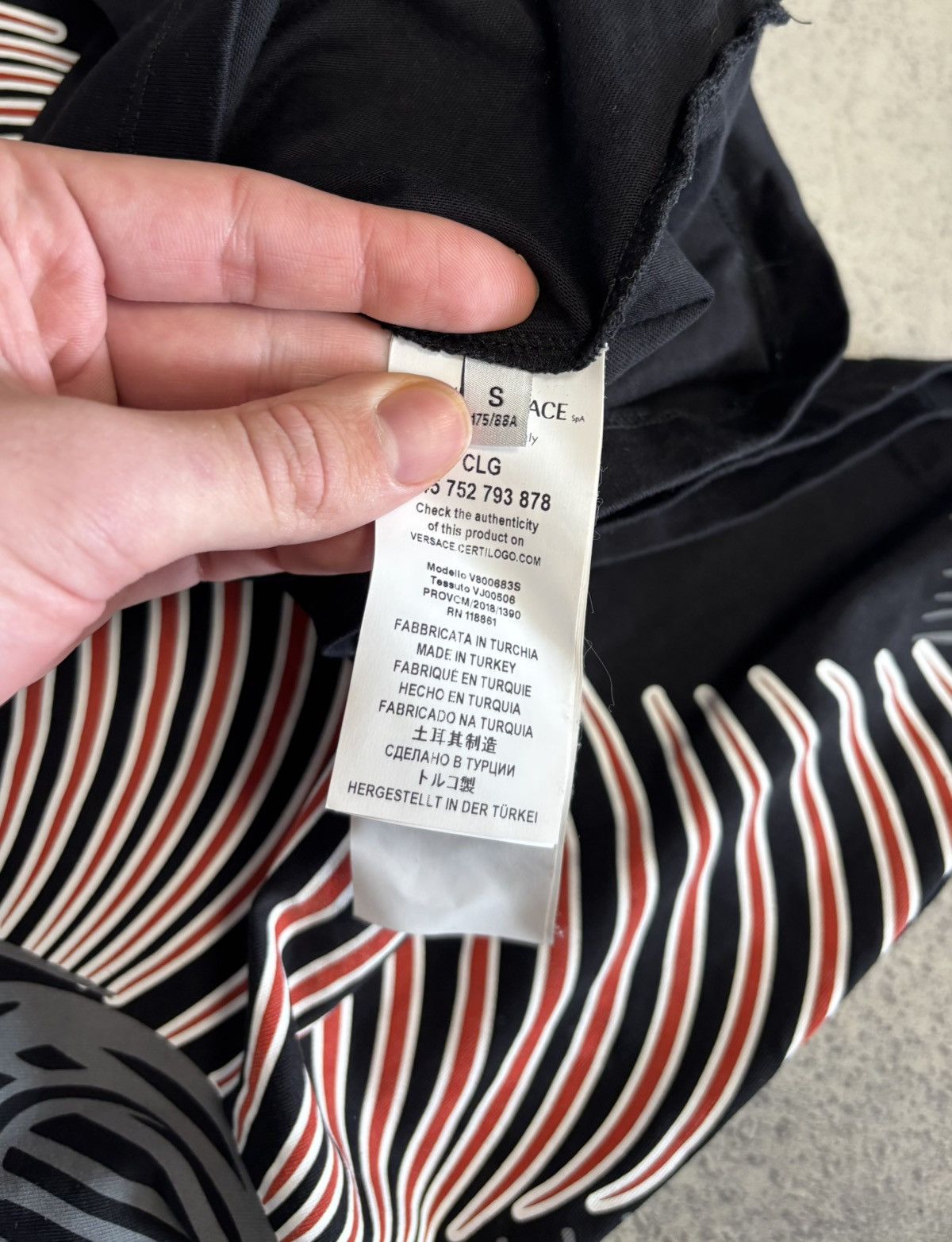 Versace Versace Collection black t-shirt Size US S / EU 44-46 / 1 - 3 Thumbnail