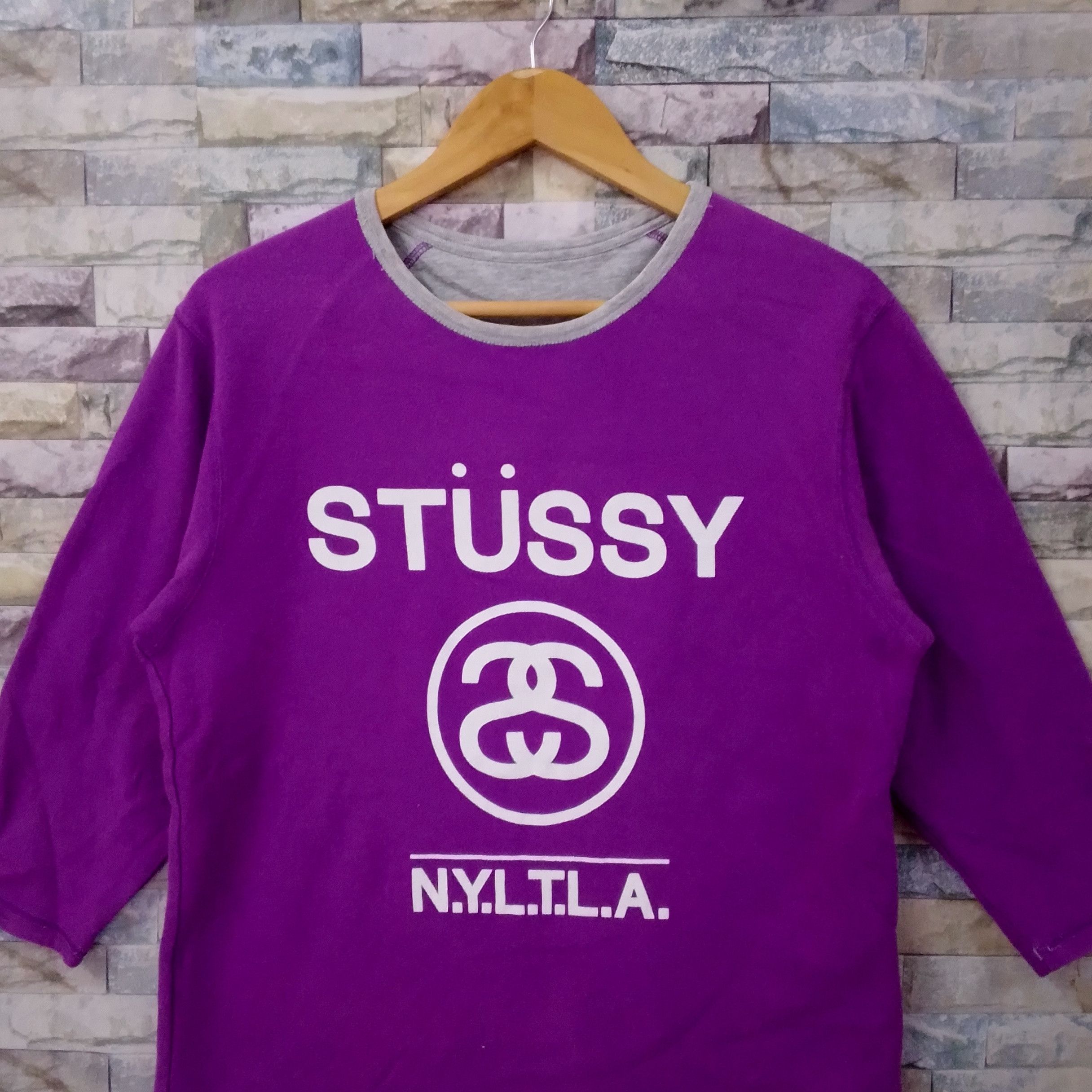 Stussy Stussy N.Y.L.T.L.A With Signature Double S Logo 3q Sweat Size S / US 4 / IT 40 - 3 Thumbnail