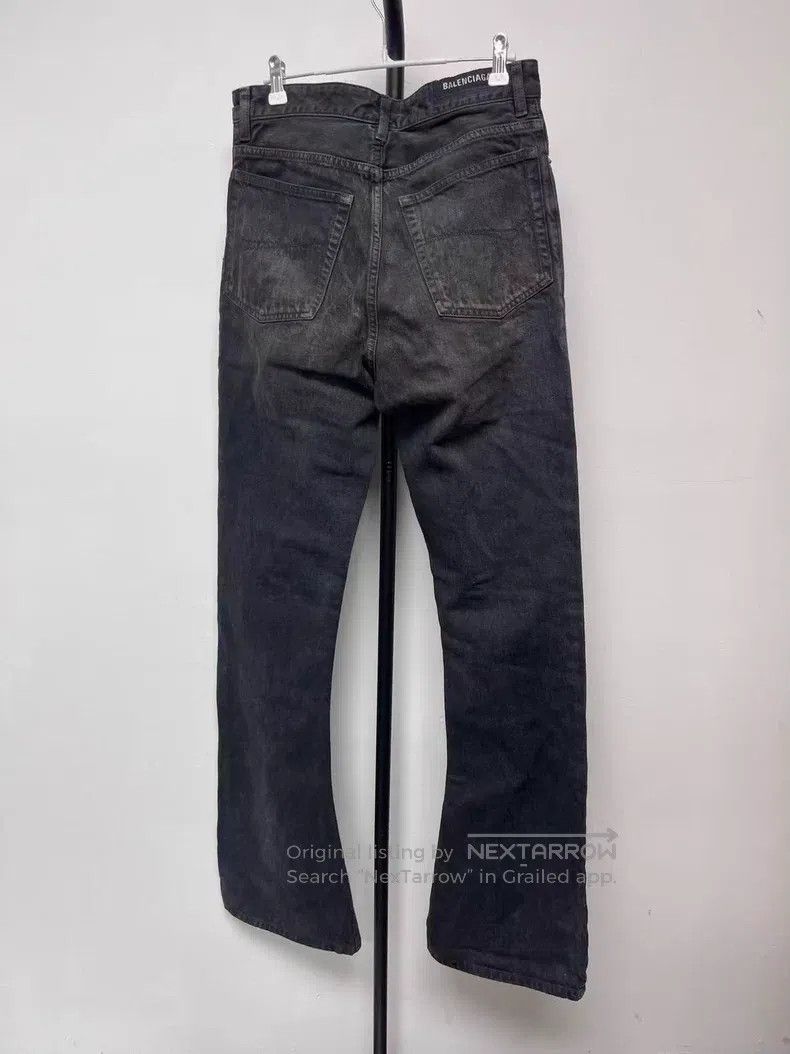 Balenciaga Balenciaga size S Solid Color Slim Zipper Denim Pants Size US 27 - 2 Thumbnail