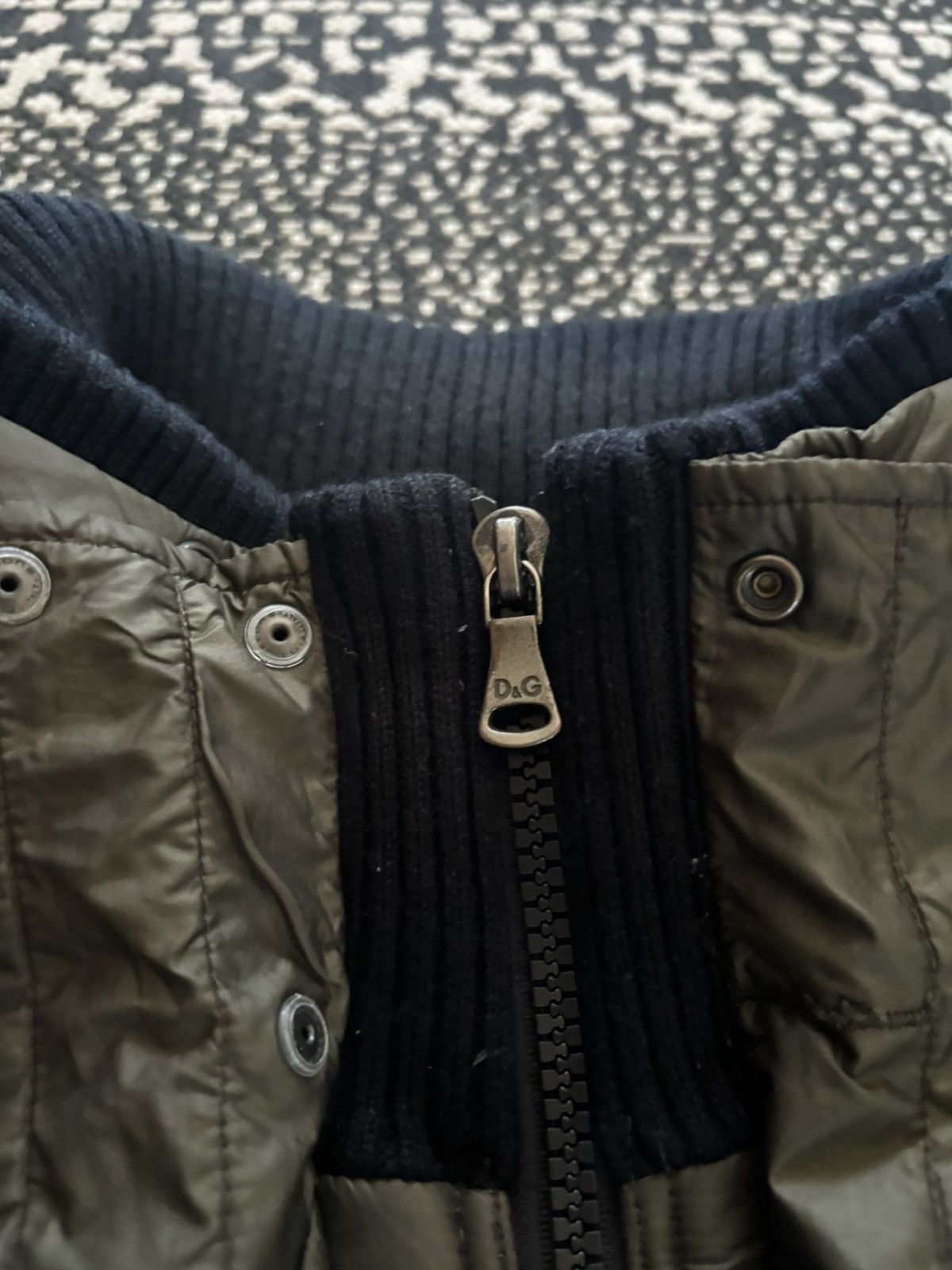 Dolce & Gabbana AW07 Dolce & Gabbana Astro Puffer Jacket Khaki Archive Size US M / EU 48-50 / 2 - 5 Thumbnail