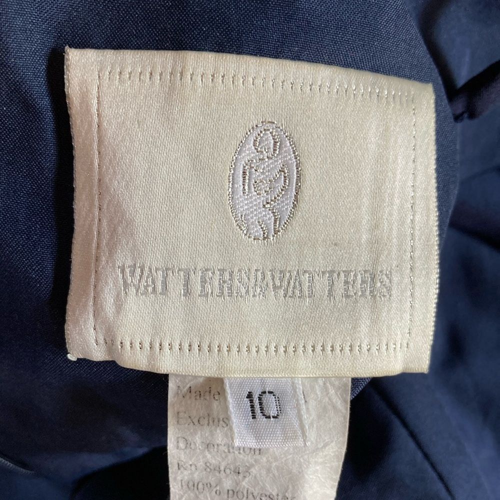 The Masters Watters and Watters Navy Blue Formal Strapless Dress Size 6 Rear Zipper Size M / US 6-8 / IT 42-44 - 2 Thumbnail
