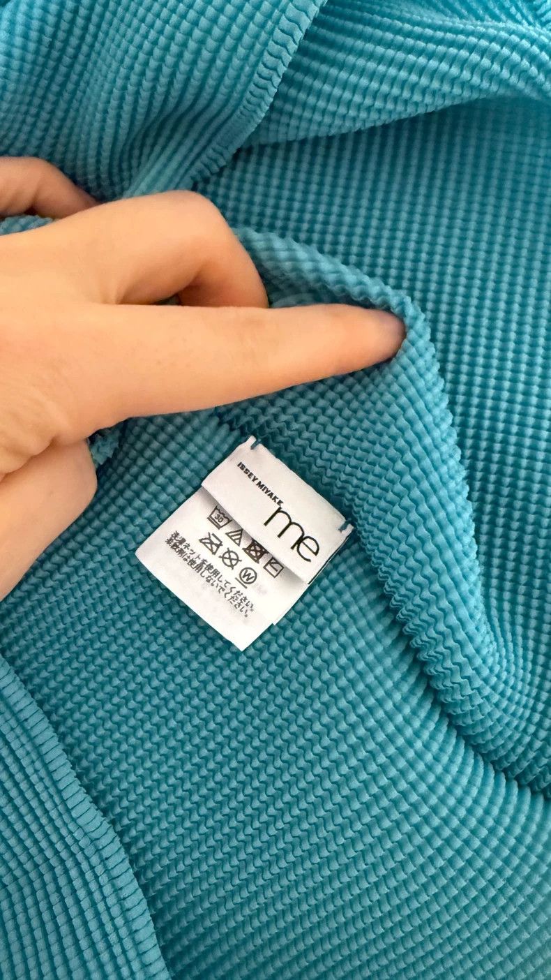 Issey Miyake issey miyake size:one size Blue long-sleeved top 2506-Next Size XXS / US 00 / IT 34 - 3 Thumbnail