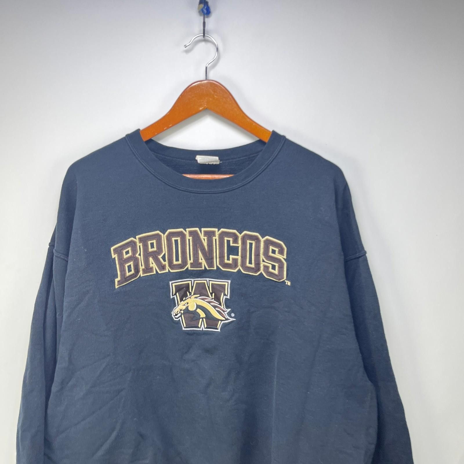 Designer Vintage West Michigan Broncos Sweatshirt 2XL Size ONE SIZE - 2 Thumbnail