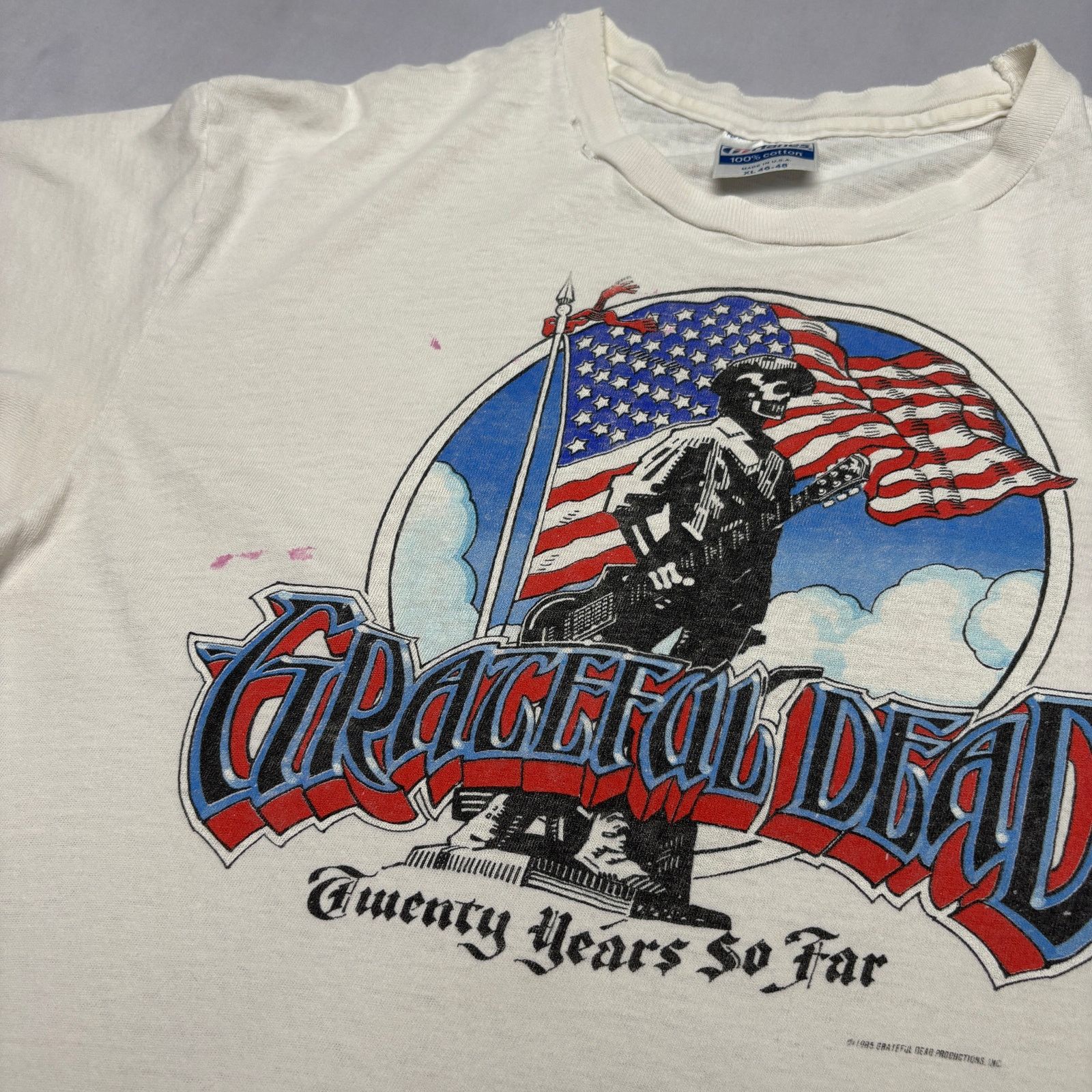 Hanes × Vintage Vintage 1985 Grateful Dead Twenty Years So Far Shirt Mens XL Size US XL / EU 56 / 4 - 9 Thumbnail