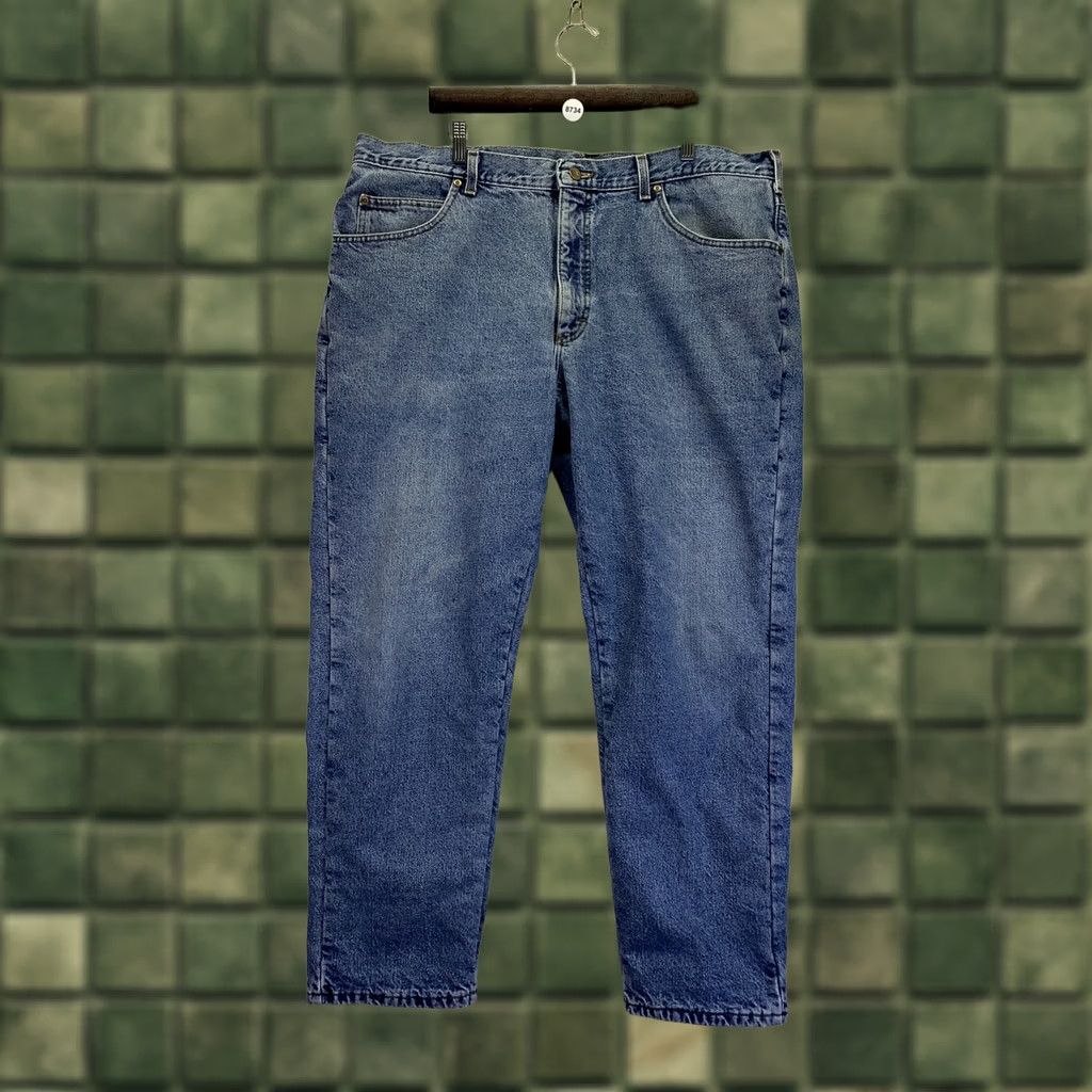 Vintage VINTAGE LL Bean Denim Jeans Unisex Flannel Lined 40x30 1990s Blue Mens Womens Boys Girls Shoes? Size 27" / US 4 / IT 40 - 1 Thumbnail