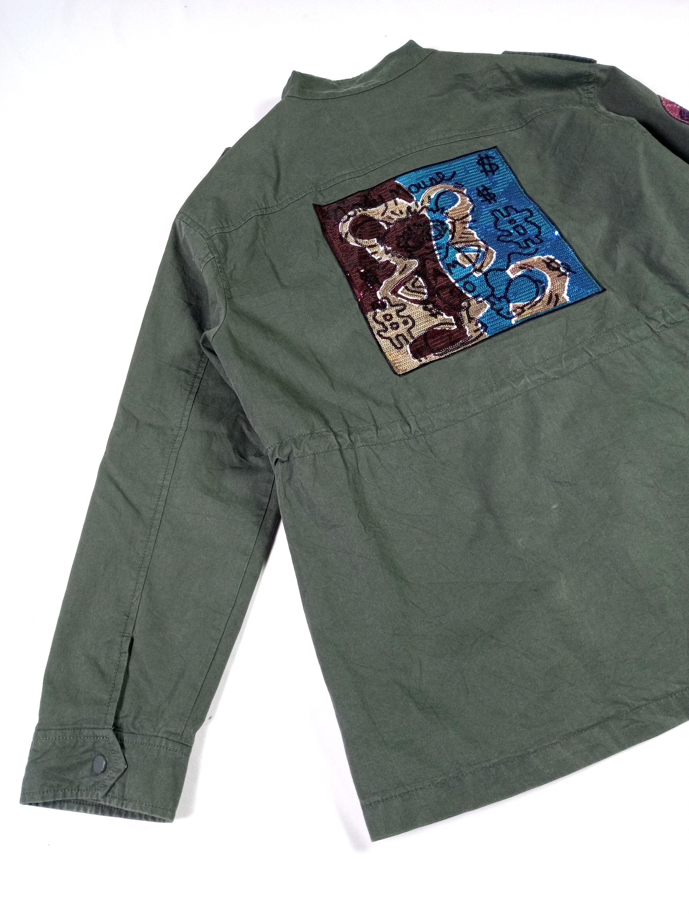Japanese Brand GGPX X KEITH HARING ANDY MOUSE Parka Jacket Size US M / EU 48-50 / 2 - 20 Thumbnail