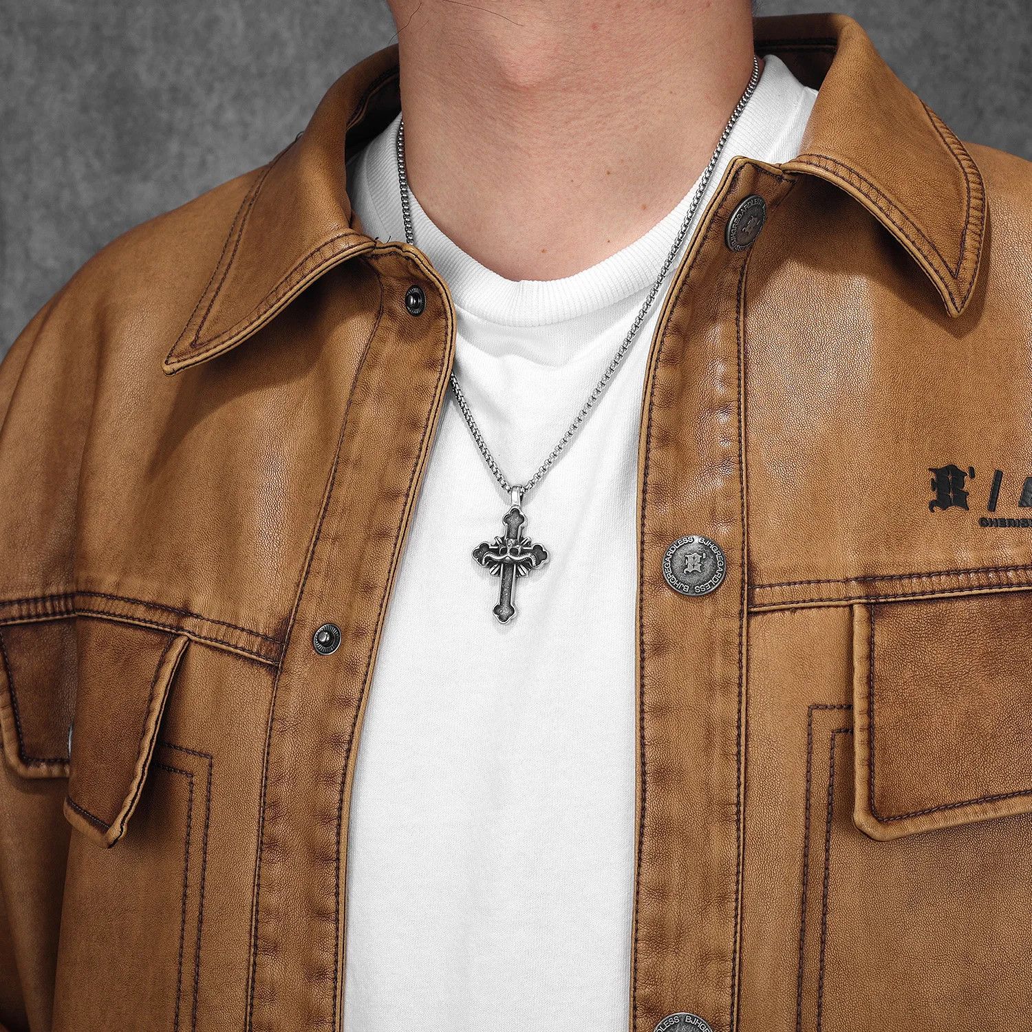 Jewelry Satan Cross Necklaces Size ONE SIZE - 3 Thumbnail