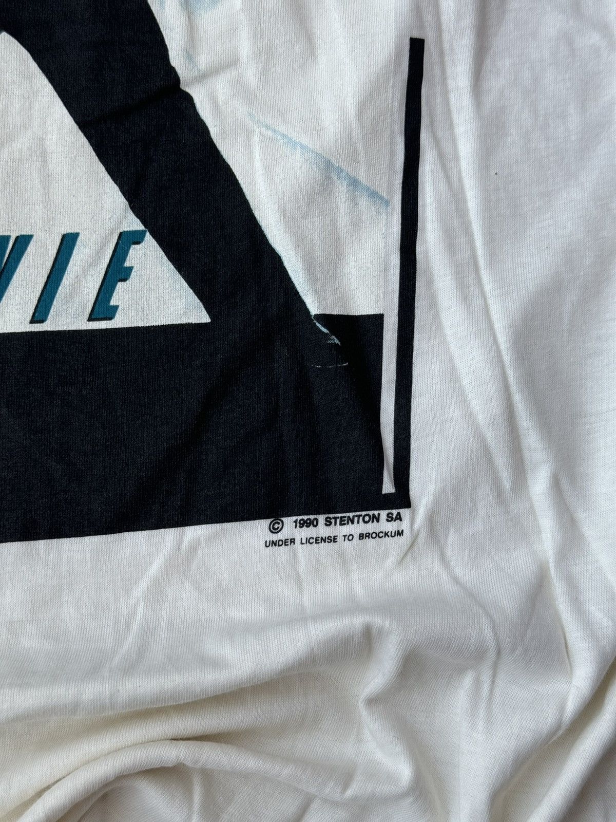 Band Tees × Vintage Vintage 1990 David Bowie Sound Vision Tour Tee Size US XL / EU 56 / 4 - 4 Thumbnail