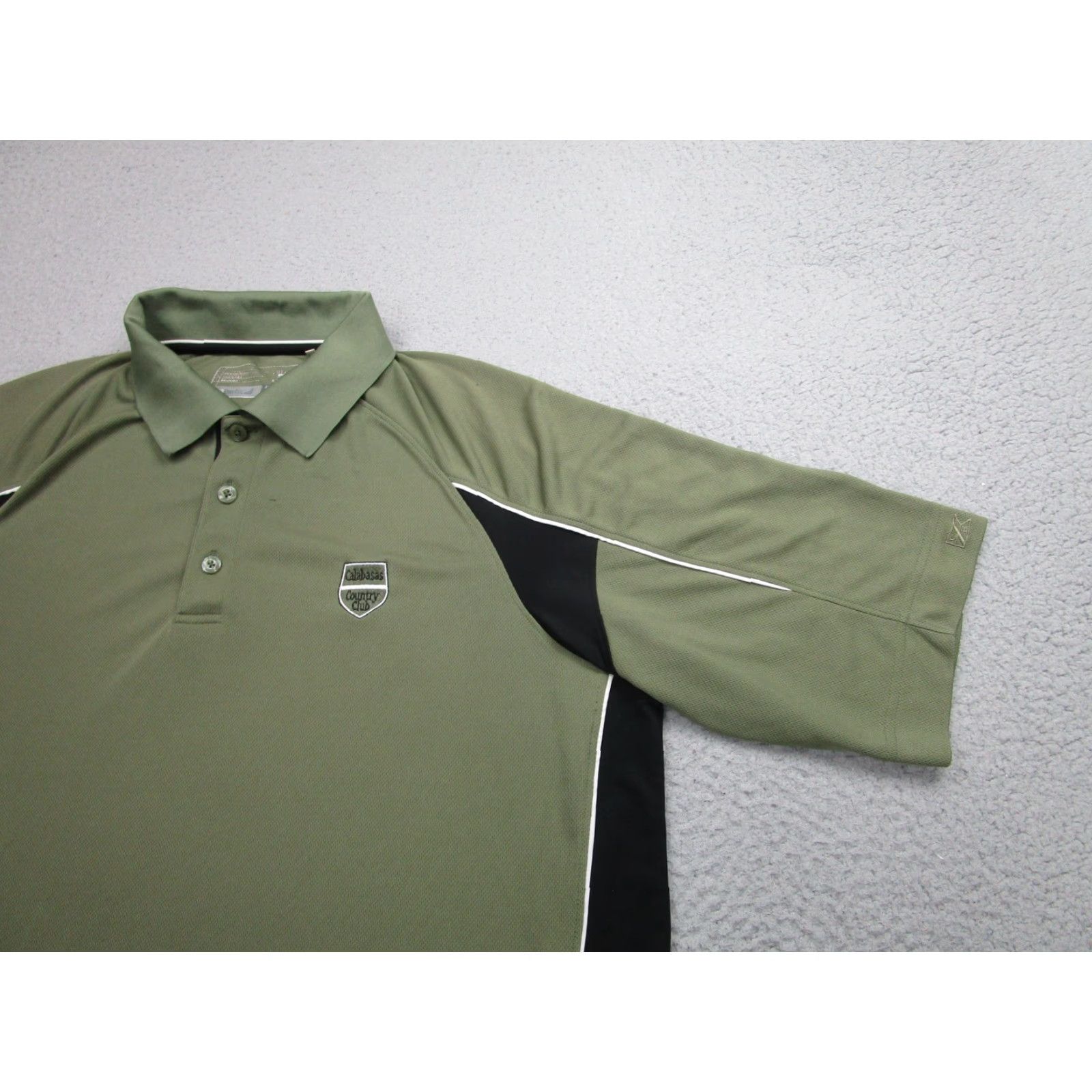 Cutter & Buck Cutter & Buck Polo Shirt Mens XL Green CB DryTec Calabasas Country Club Golf Size US XL / EU 56 / 4 - 2 Thumbnail