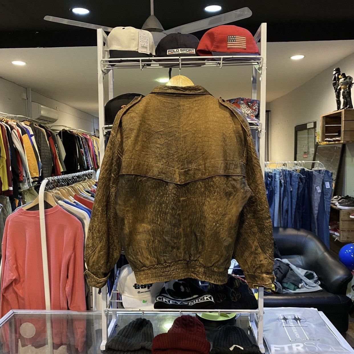 Vera Pelle 🔥VERA PELLE REAL LEATHER BOMBER JACKETS Size US S / EU 44-46 / 1 - 2 Thumbnail