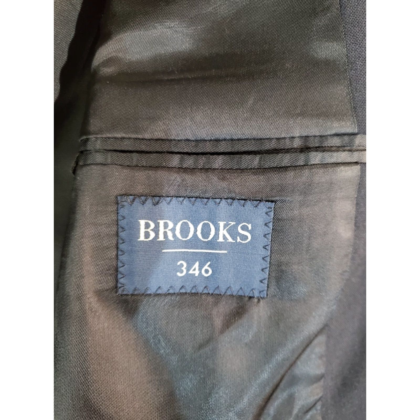 Brooks Brothers Brooks Brothers Suit Jacket 40R Blue Mens Single-Breasted 3 Button Stretch Wool Lycra Regular Coat Blazer Dynamic Size 40R - 3 Thumbnail