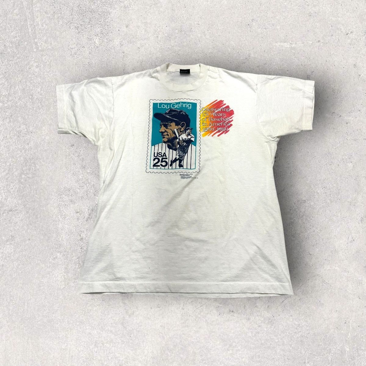 MLB × Vintage Vintage Lou Gehrig tee Size US XL / EU 56 / 4 - 1 Thumbnail