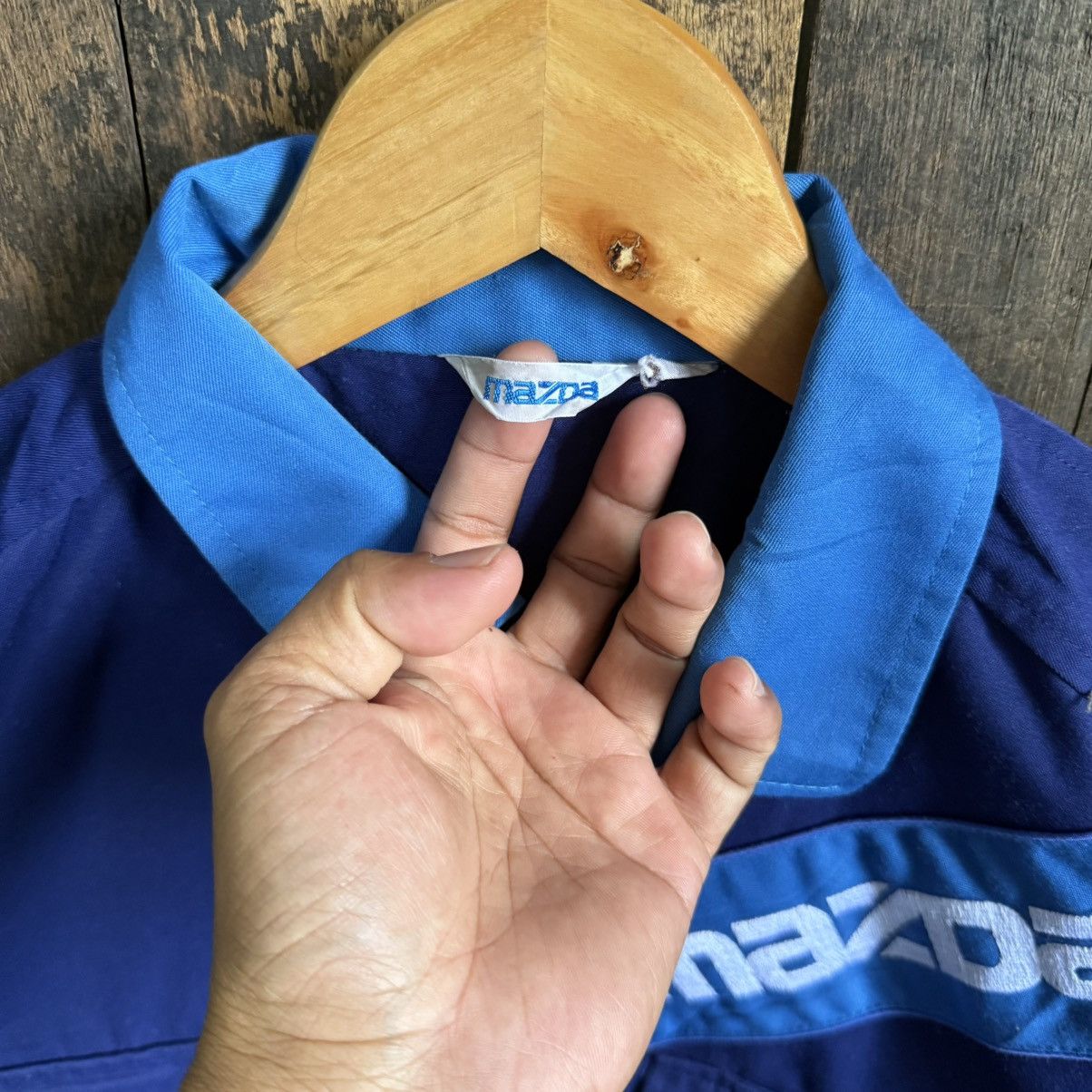 Vintage Vintage Mazda workwear jacket Size US M / EU 48-50 / 2 - 2 Thumbnail