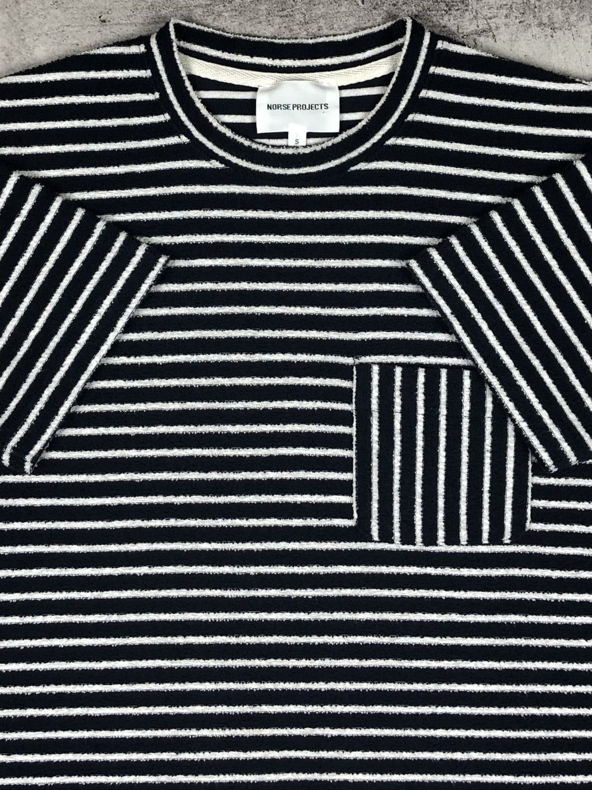 Norse Projects Norse Projects Niels Pocket Striped Tee Size US S / EU 44-46 / 1 - 1 Thumbnail