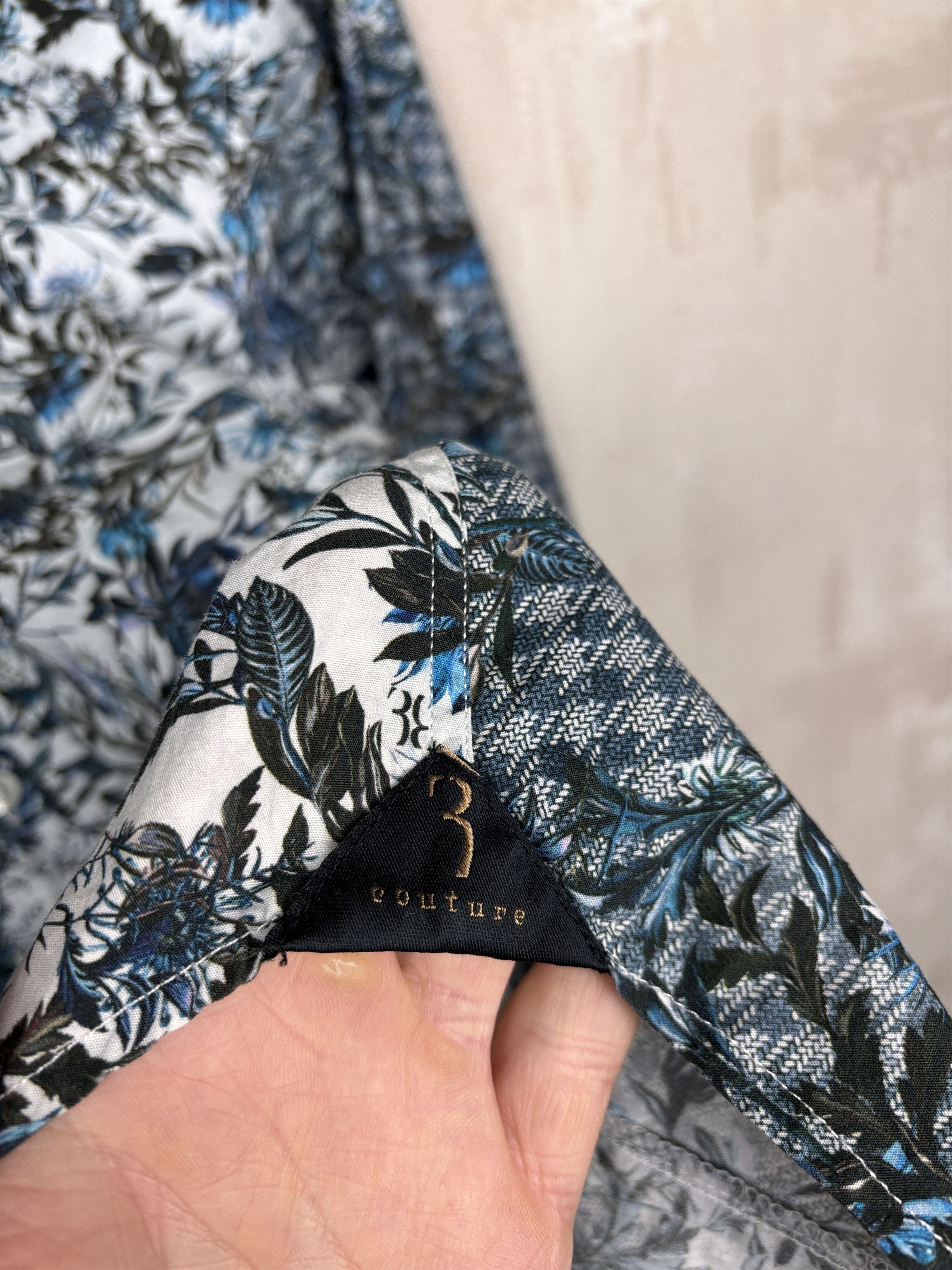 Billionaire Couture Billionaire Italian Couture Floral Long Sleeve Dress Shirt Size US M / EU 48-50 / 2 - 12 Thumbnail
