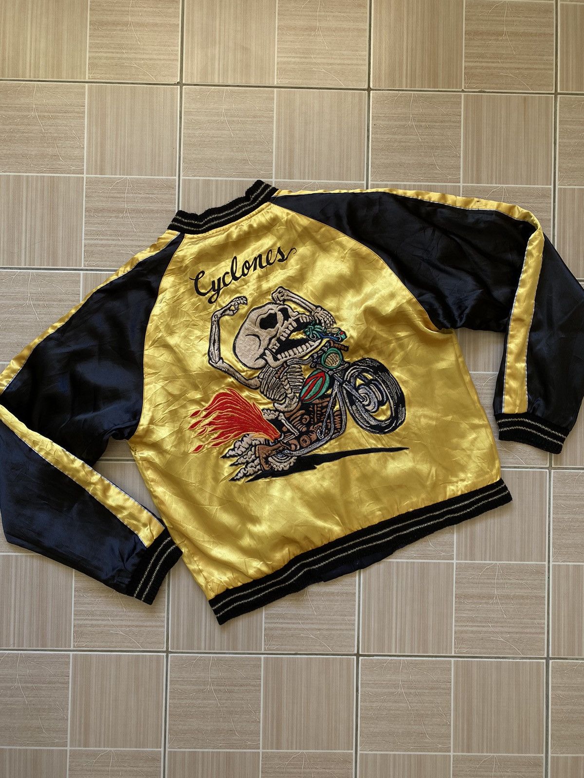 Toyo Enterprises × Vintage VINTAGE SUKAJAN TOYO ENTERPRISE REVERSIBLE CYCLONES x BIRD Size US L / EU 52-54 / 3 - 10 Thumbnail