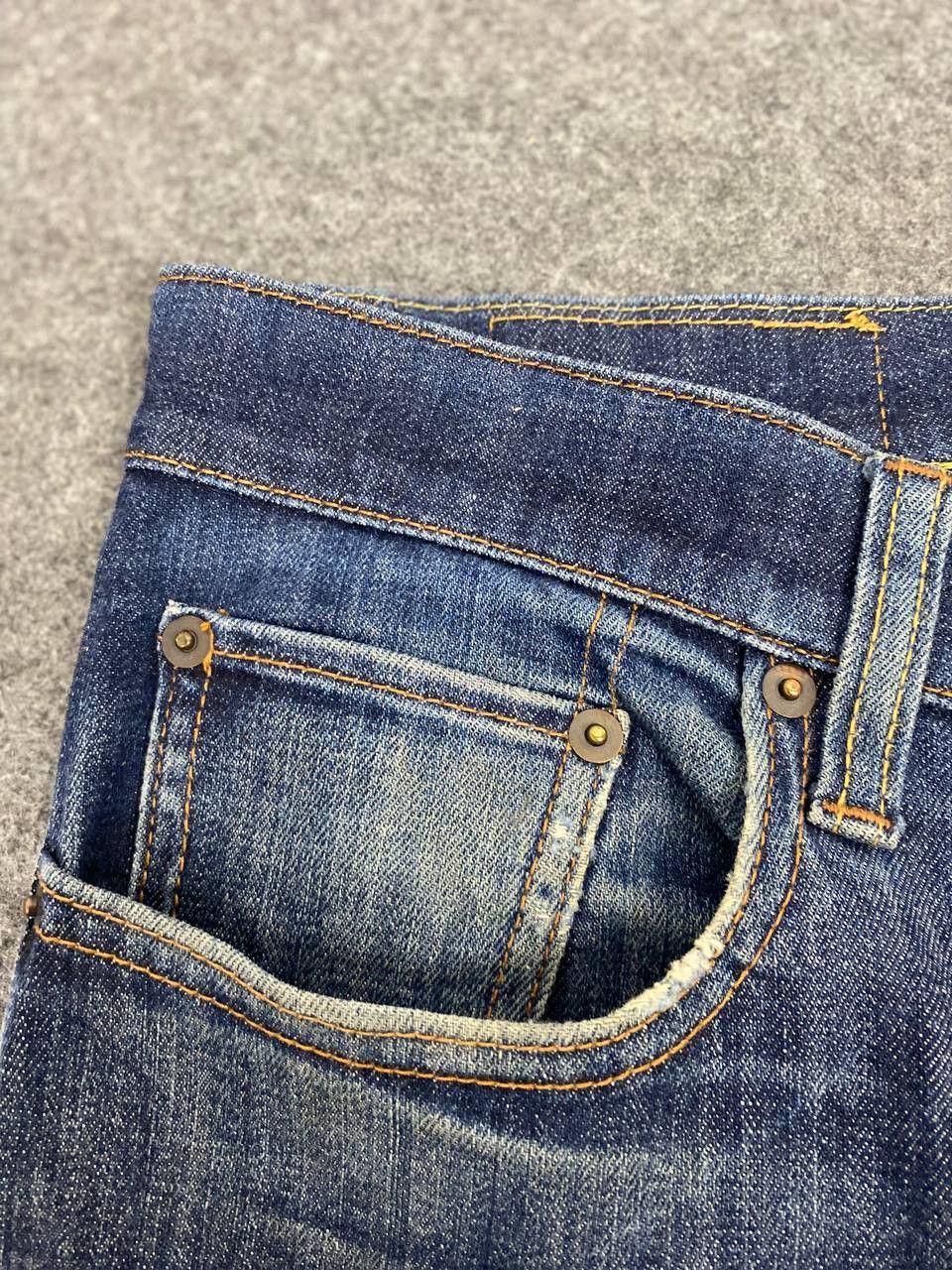 Japanese Brand japanese united palette distressed denim Size US 35 - 11 Thumbnail