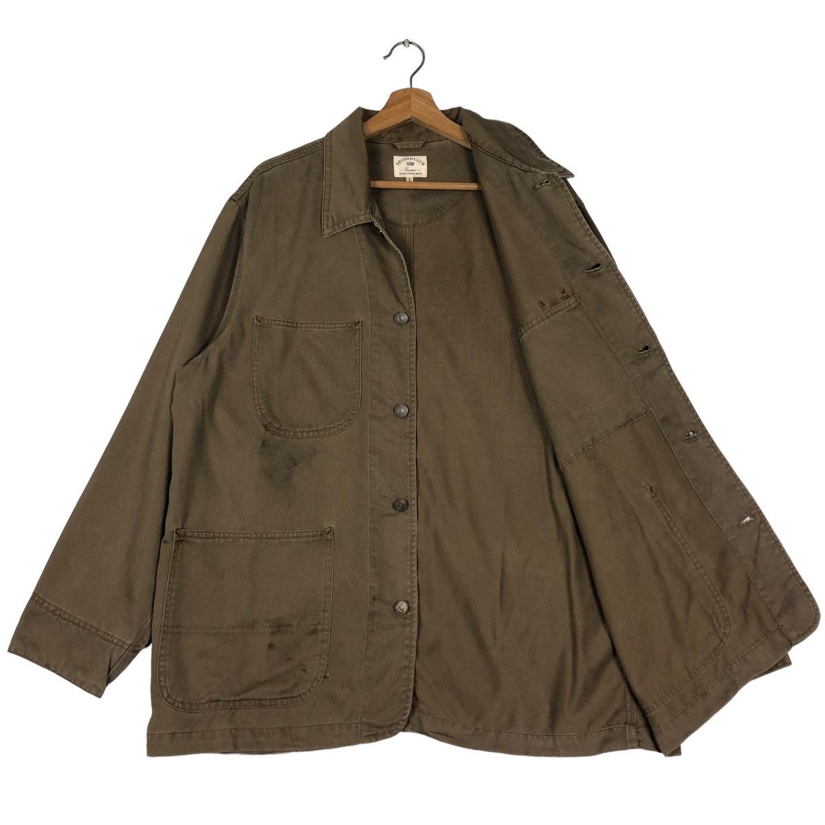 Japanese Brand 🔥Vtg Duck Canvas Chore Jacket Second Club Issey Miyake Size US L / EU 52-54 / 3 - 9 Thumbnail