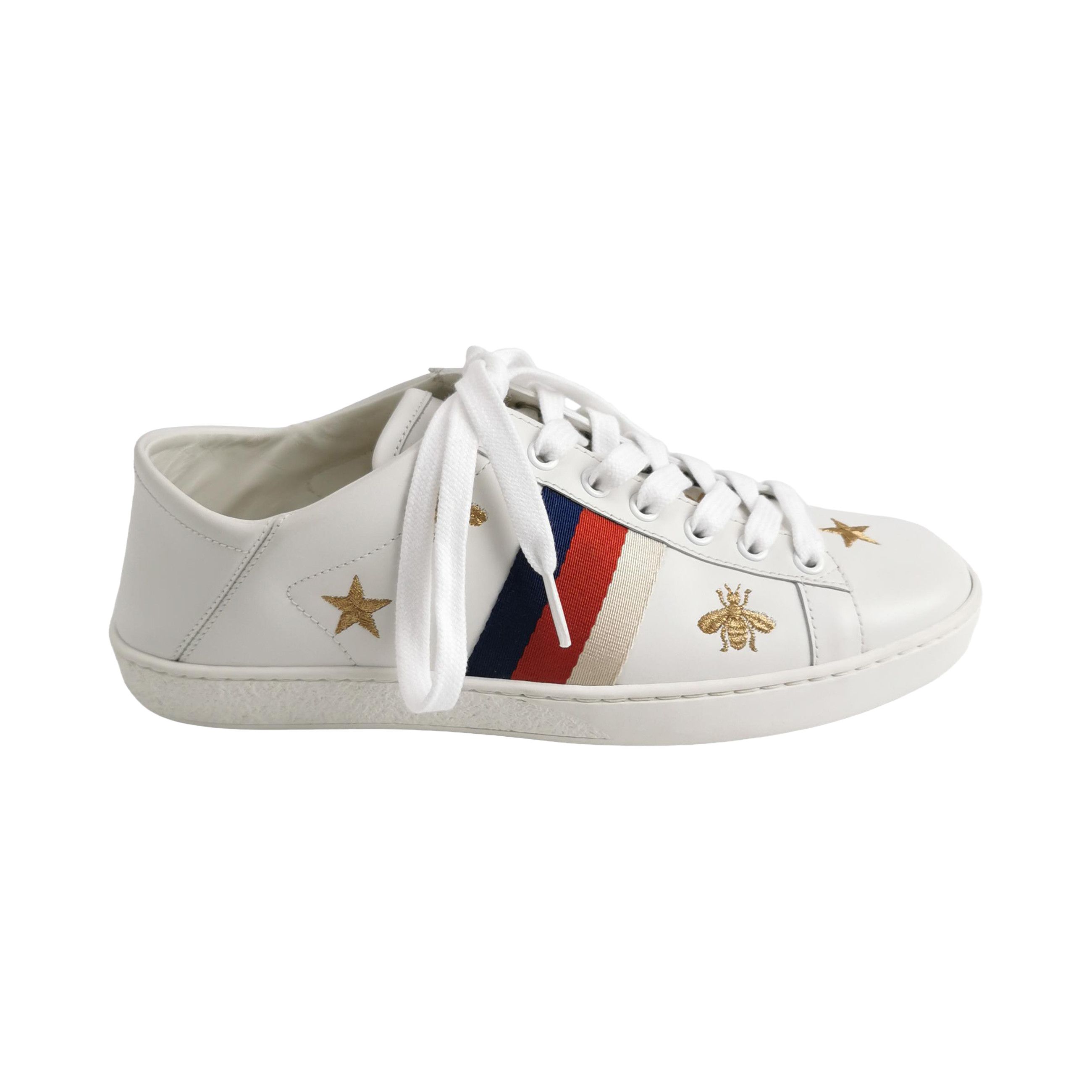 Gucci Gucci Women 7-5 Lowtop Sneakers Size US 7.5 / IT 37.5 - 1 Thumbnail