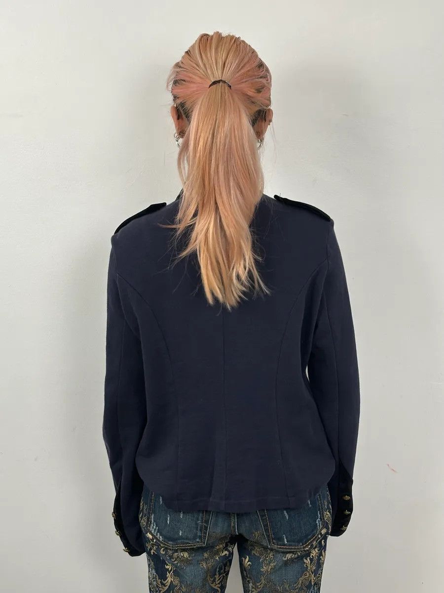 Polo Ralph Lauren 2010s Ralph Lauren Navy & Black Velvet Officer Jacket Size M / US 6-8 / IT 42-44 - 3 Thumbnail